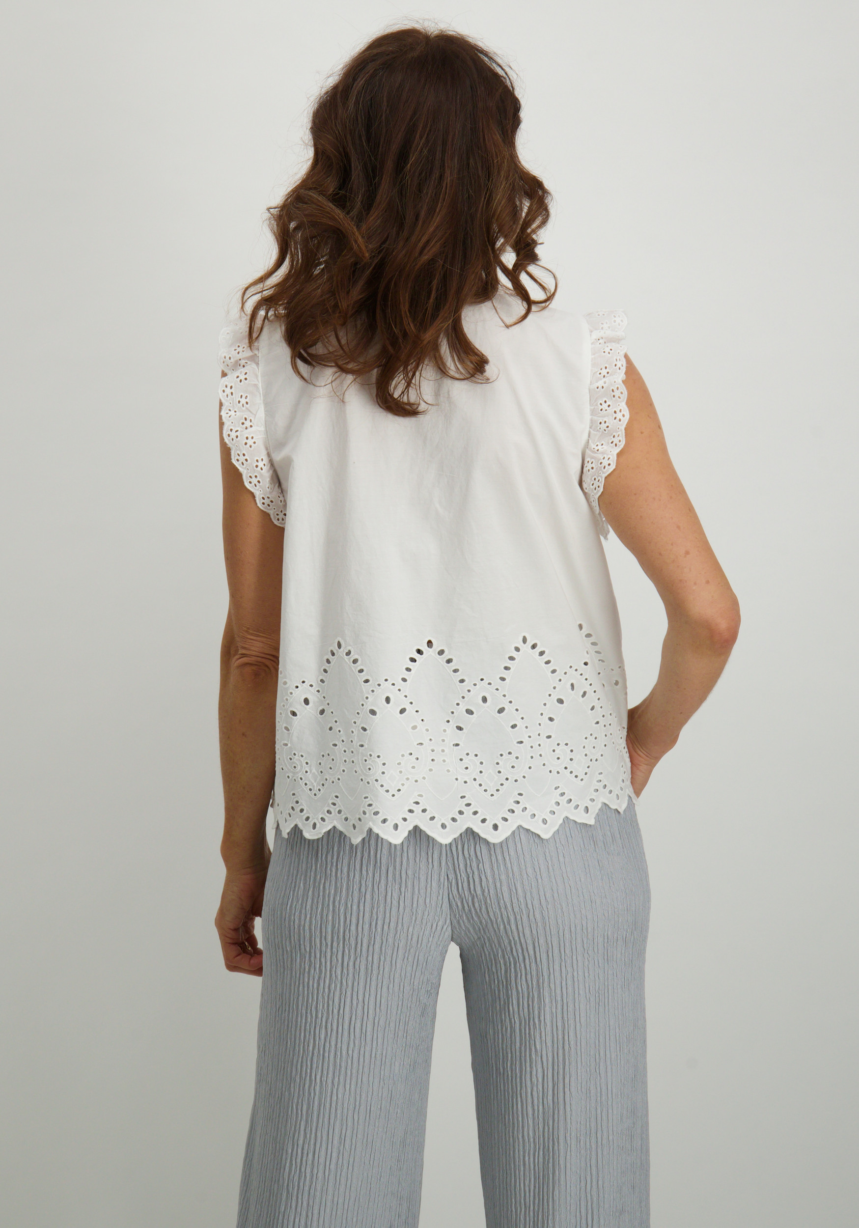 Culture Top Leso olena 50111833 Wolwit-ecru