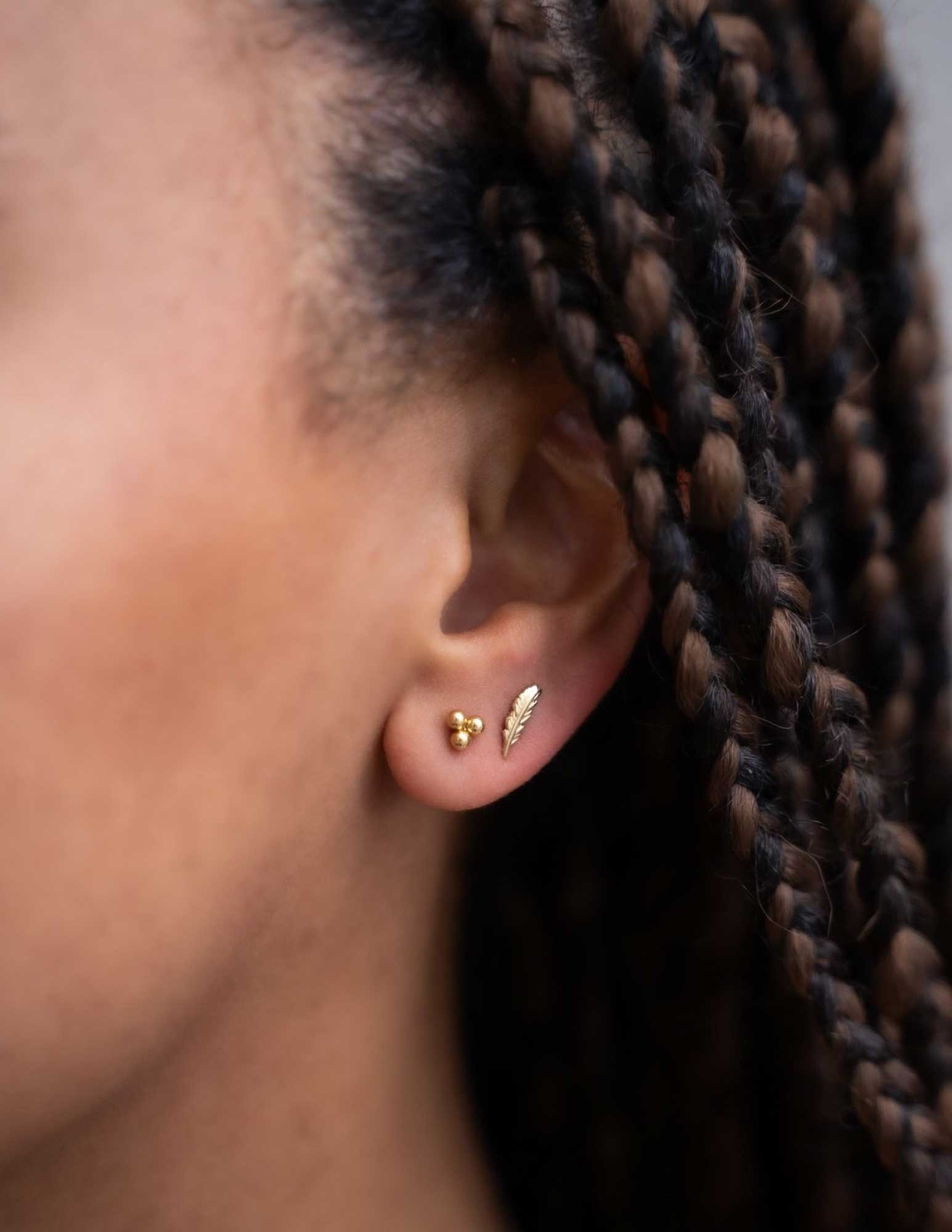 My Jewellery Studs met veertje MJ10329 Zilver