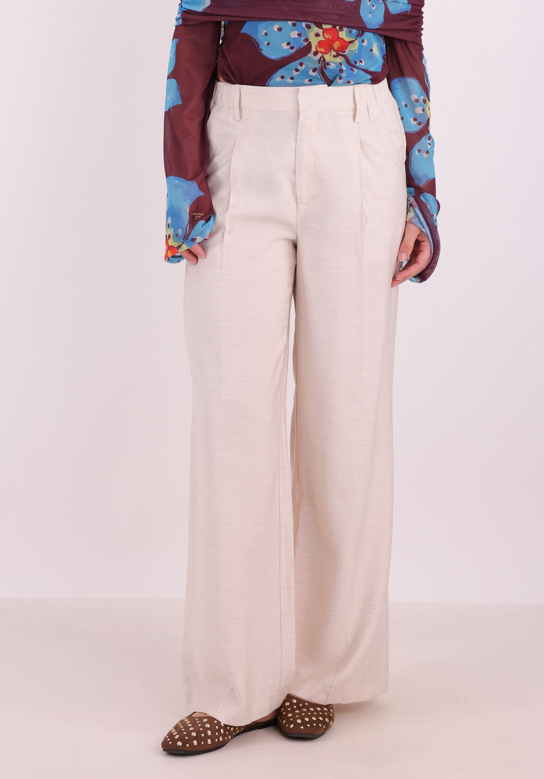 Kaffe Clothing Broek Annetta 10511618 Beige