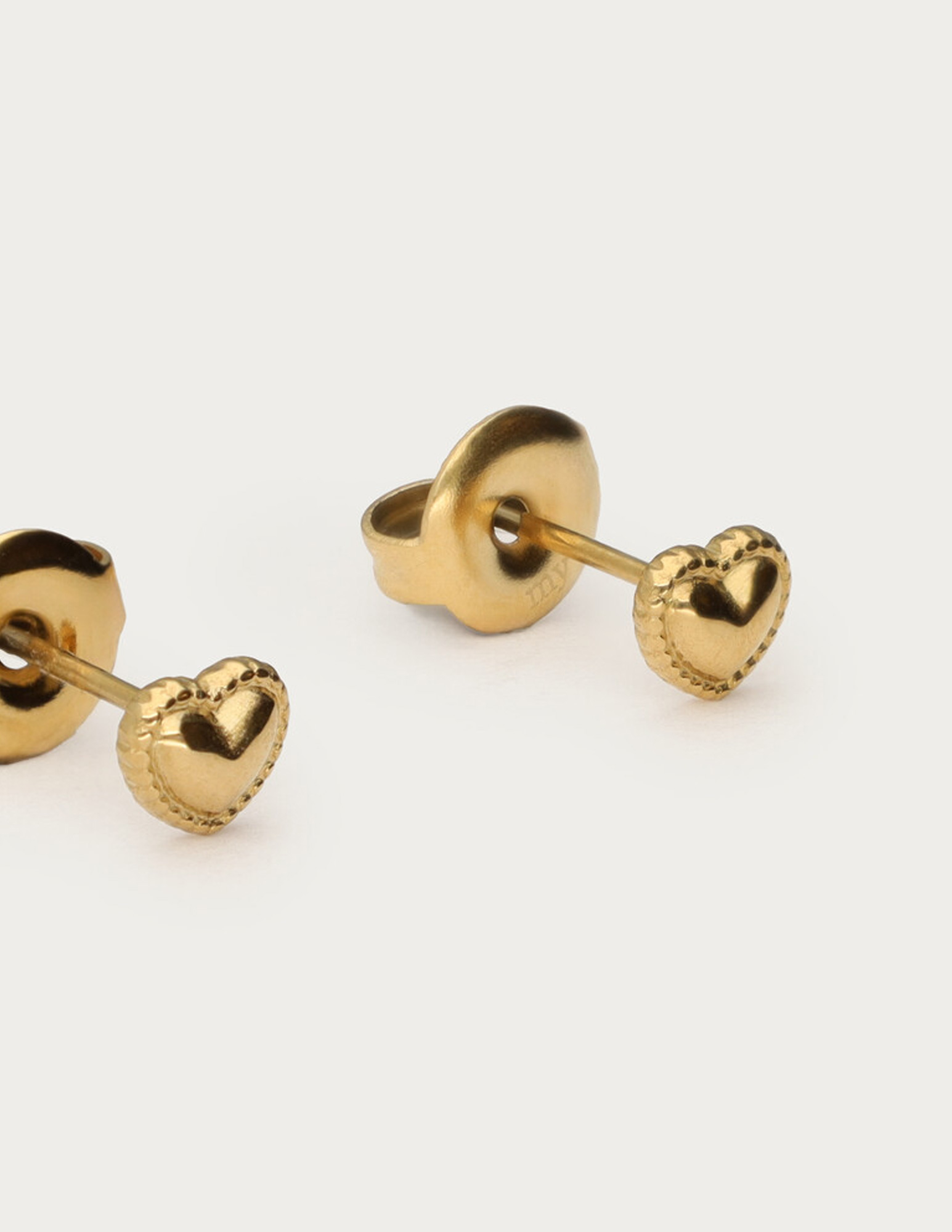 My Jewellery Studs met hartje en dots MJ14856 Goud