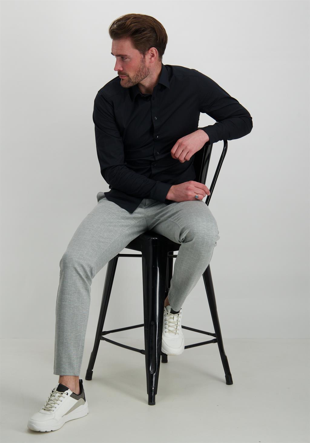 ONLY & SONS Mark pants herringbone 22026836 Midden groen