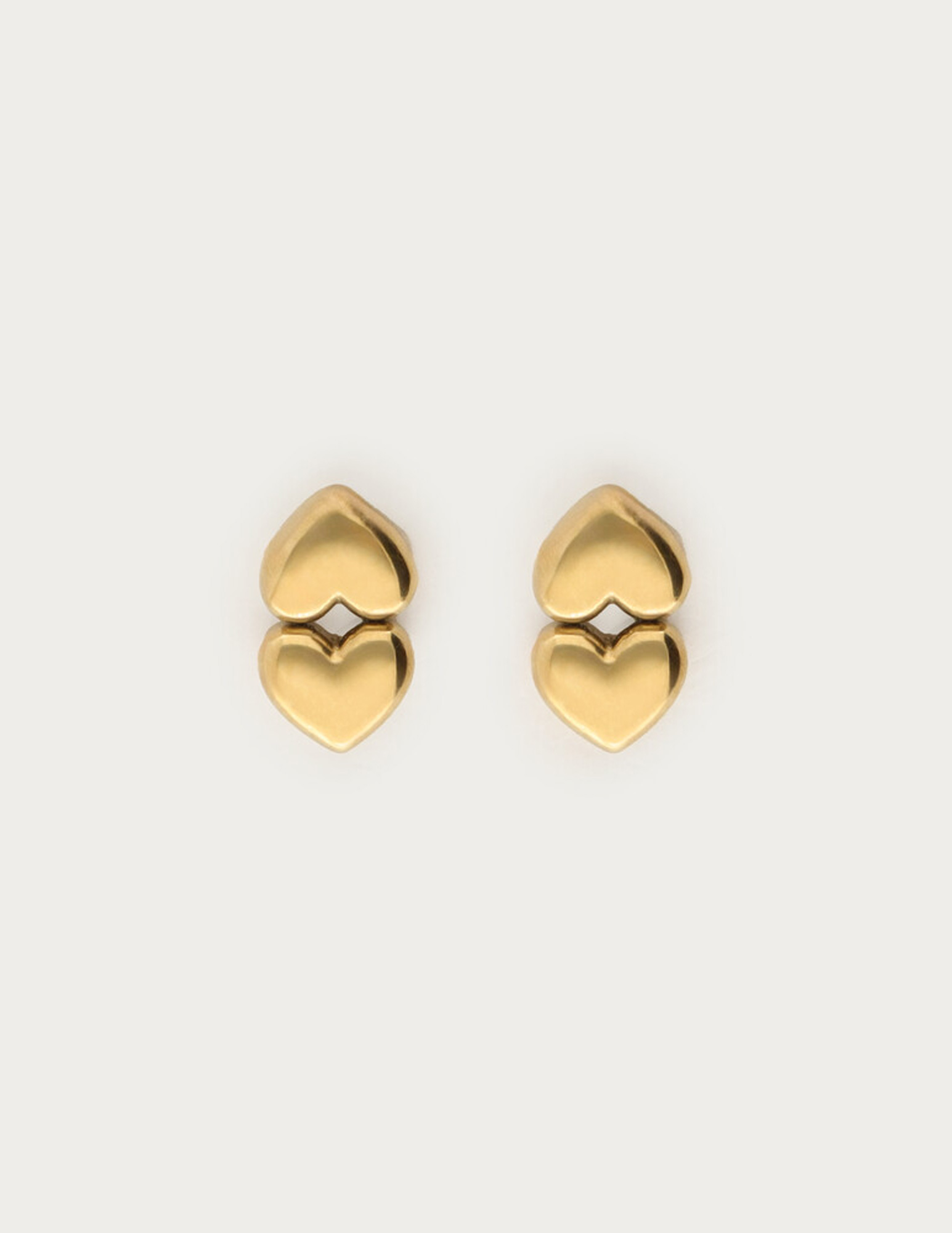 My Jewellery Studs dubbel hartje MJ14783 Goud