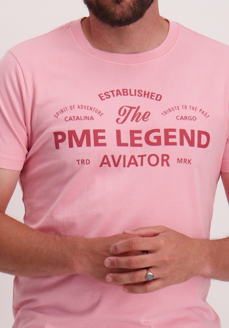 PME Legend T-shirt korte mouw PTSS2505574 Roze