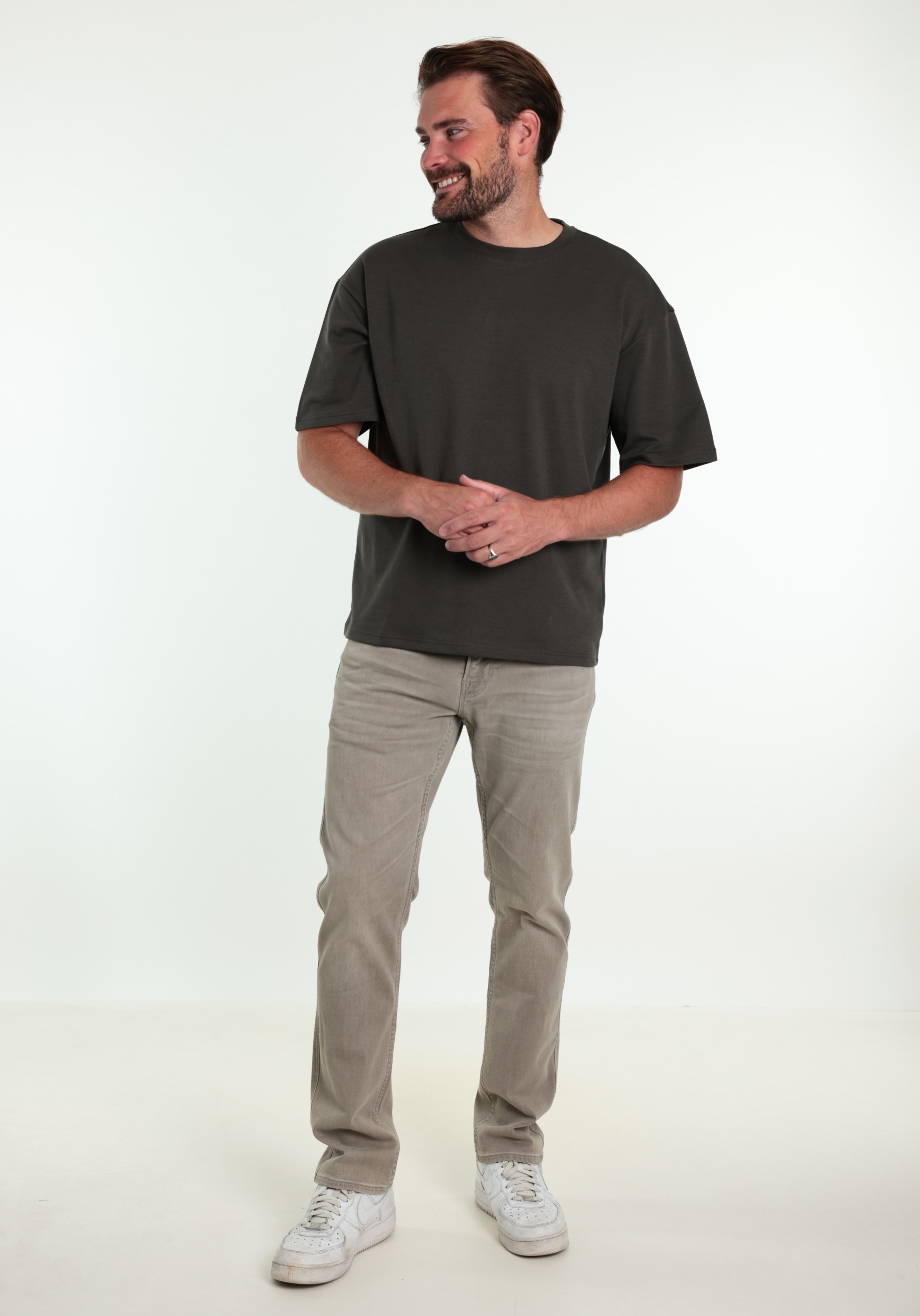 ONLY & SONS T-shirt Caspian airflex 22031940 Midden grijs