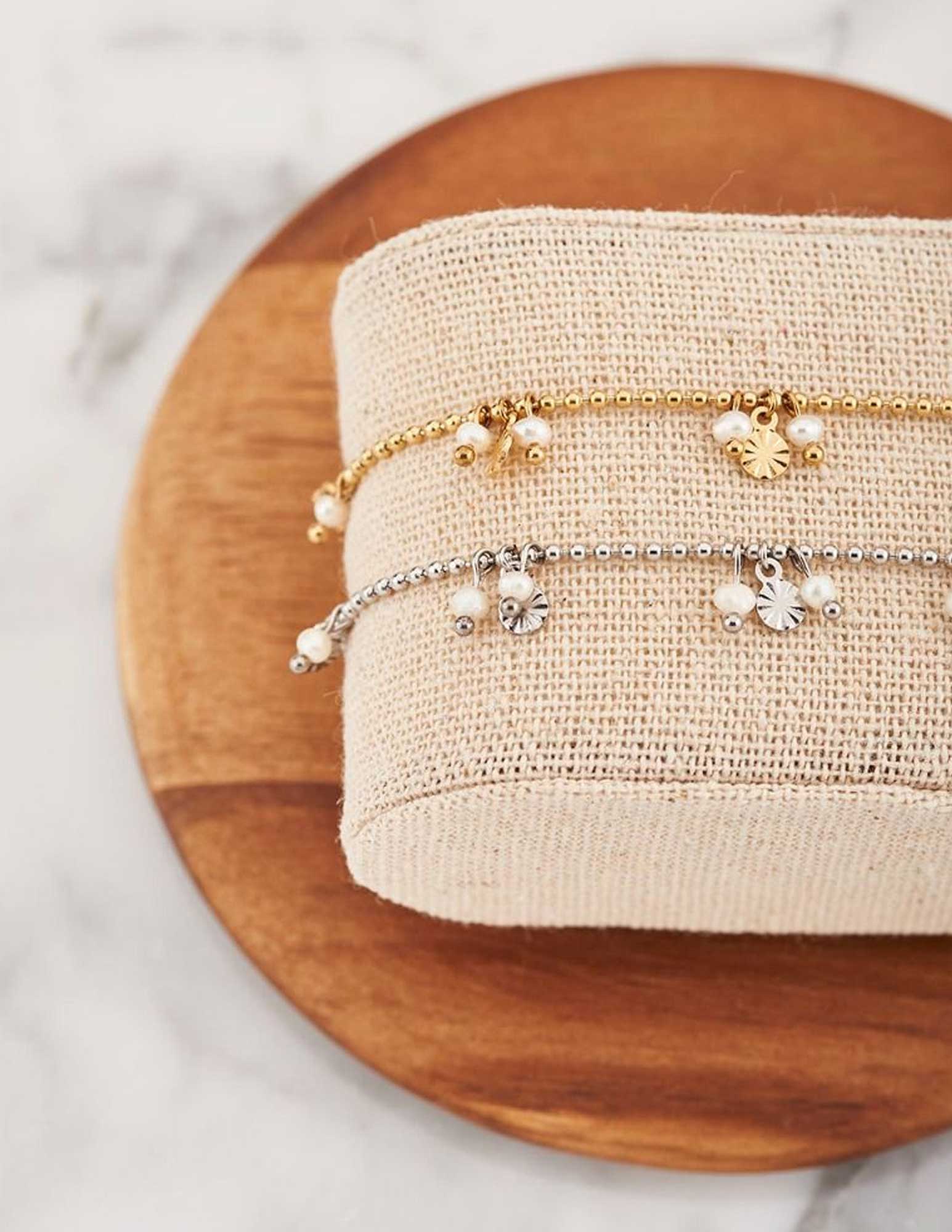 My Jewellery Armband Shapes met parels MJ05865 Zilver