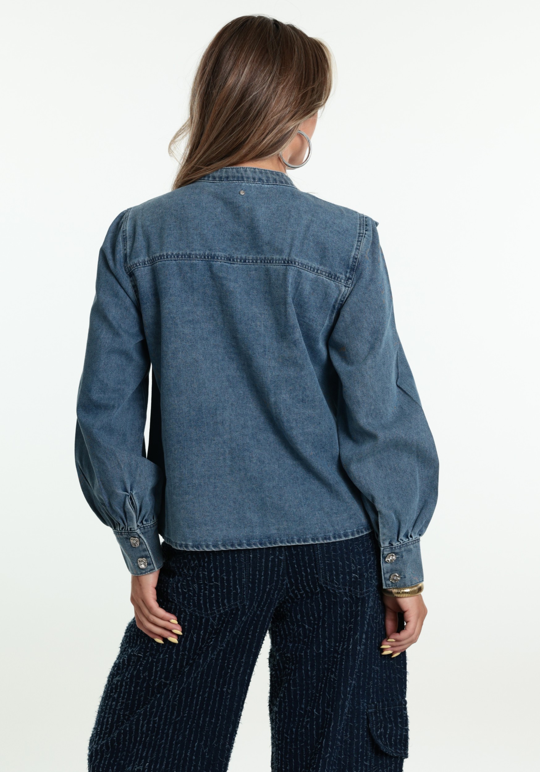 Tramontana Denim blouse C26-21-301 Jeans blauw