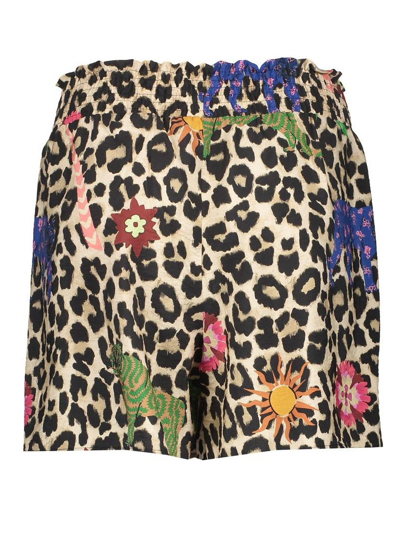 Geisha Korte broek all-over print 51413-20 Zand