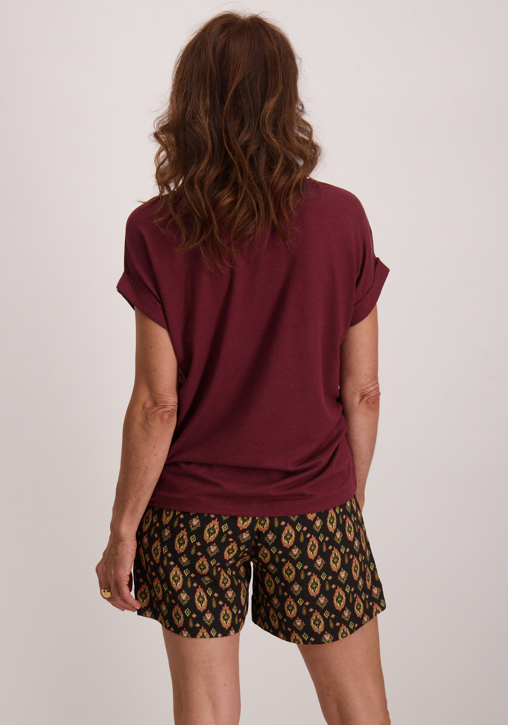 Only T-shirt Moster 15106662 Bordeaux