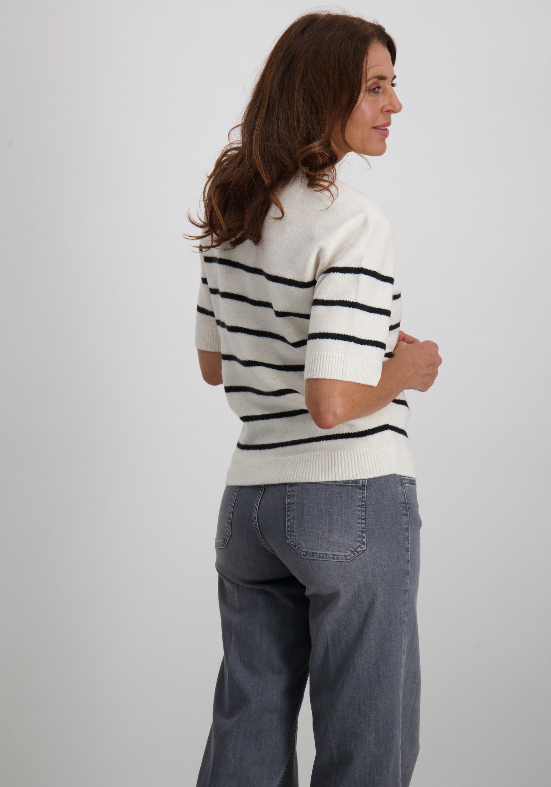 Tramontana Trui Y02-17-601 Zwart/Wit