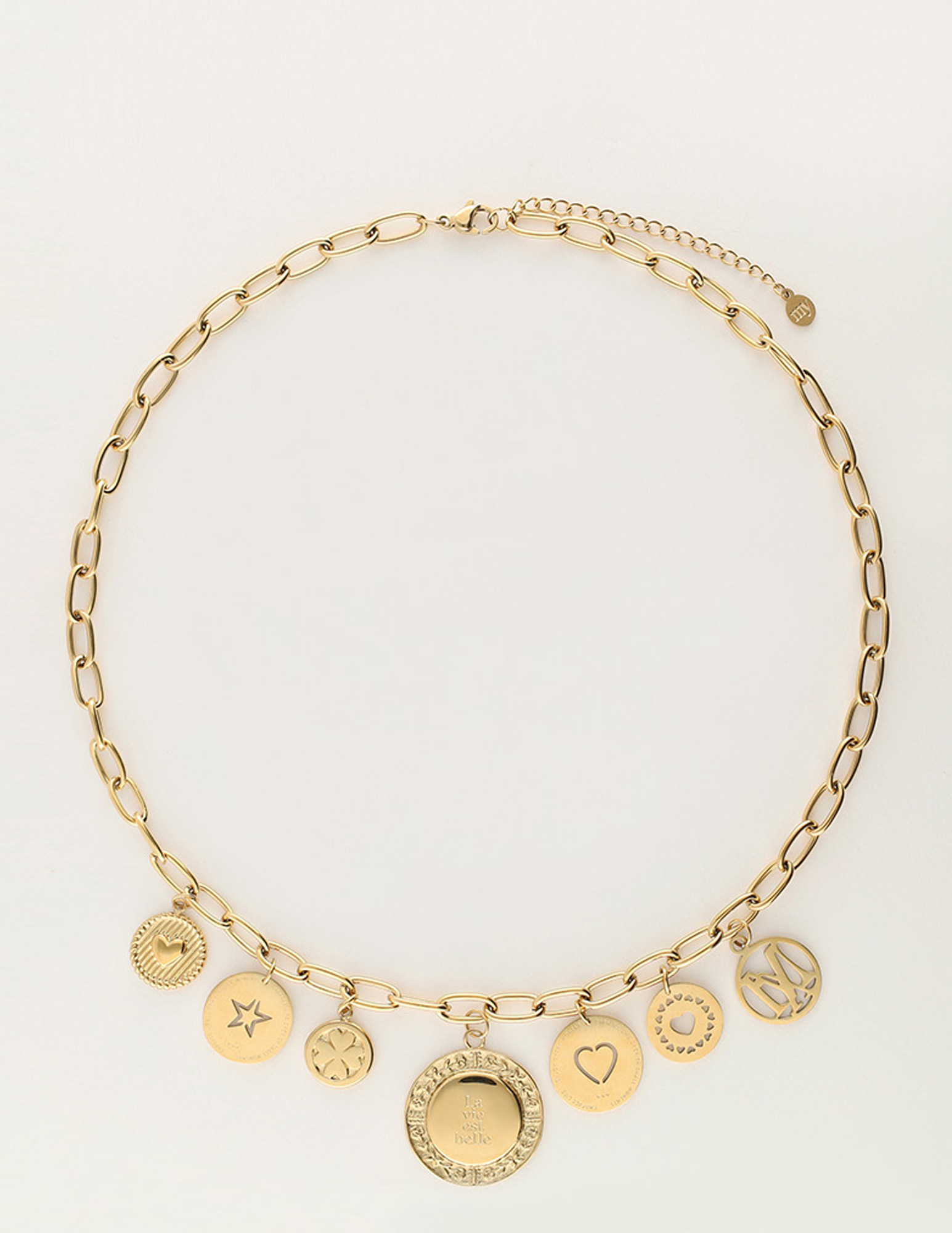 My Jewellery Starry bedel ketting met munten MJ11981 Goud