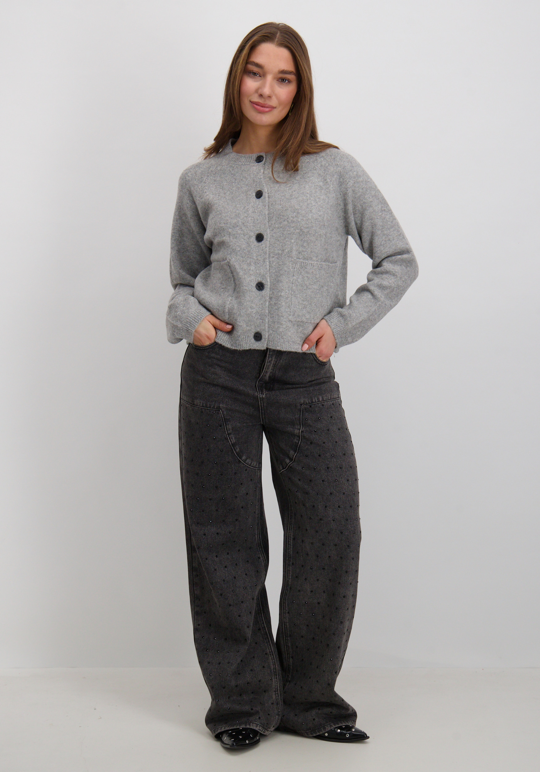 Only Vest Piemonte 15344118 Licht grijs