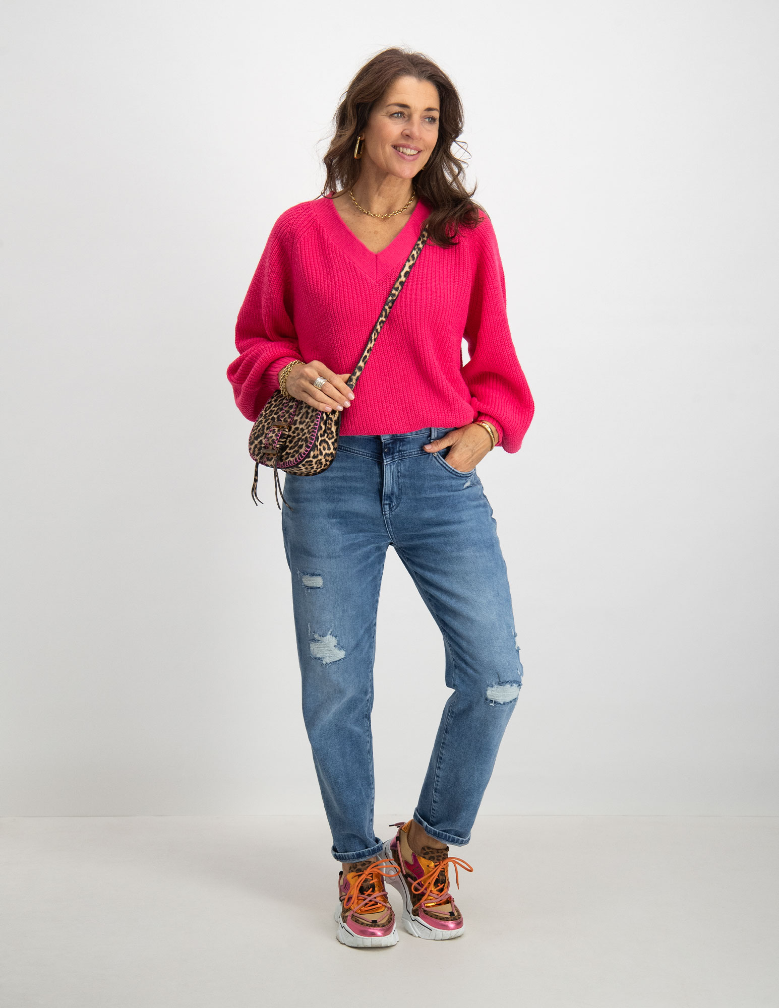 Cup of Joe Boyfriend jeans Victoria Blauw