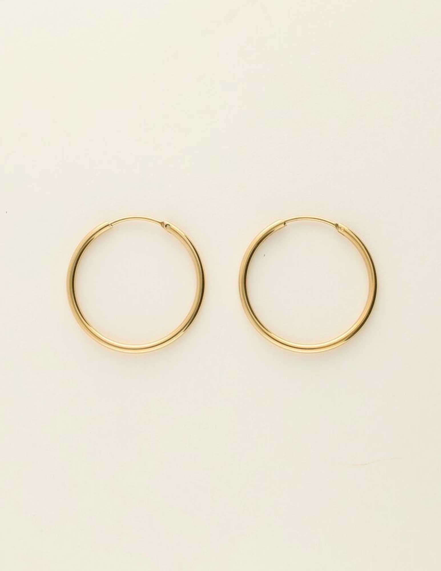 My Jewellery Oorringen basic medium MJ08593 Goud