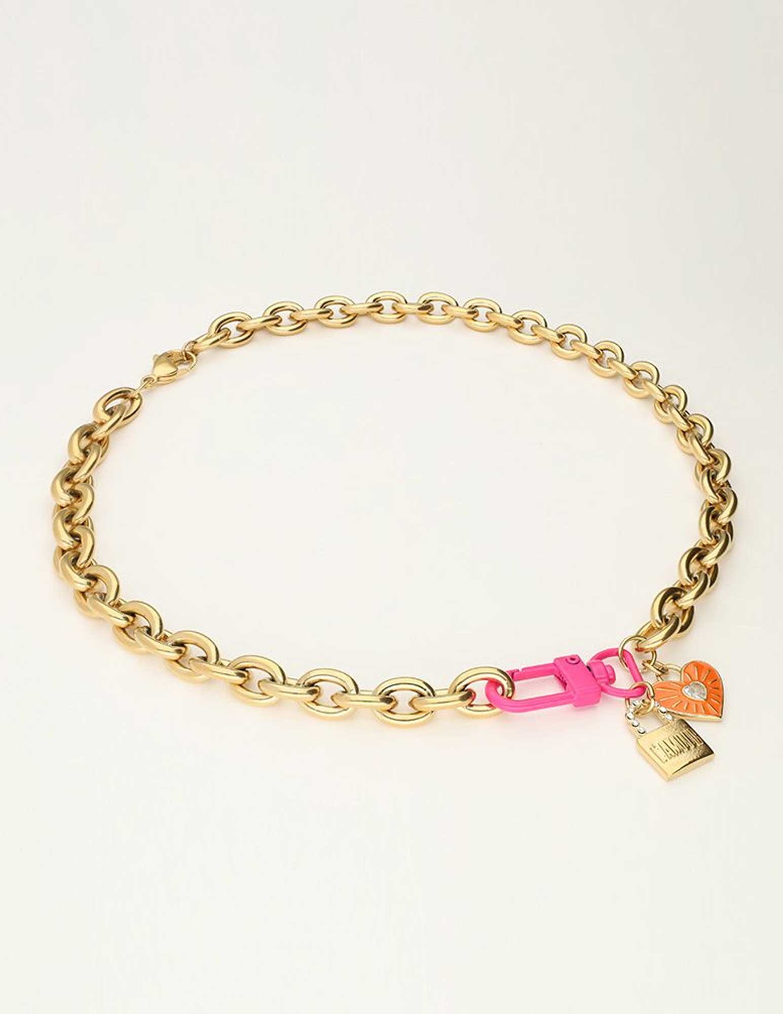 My Jewellery Candy statement ketting met bedels MJ08350 Goud