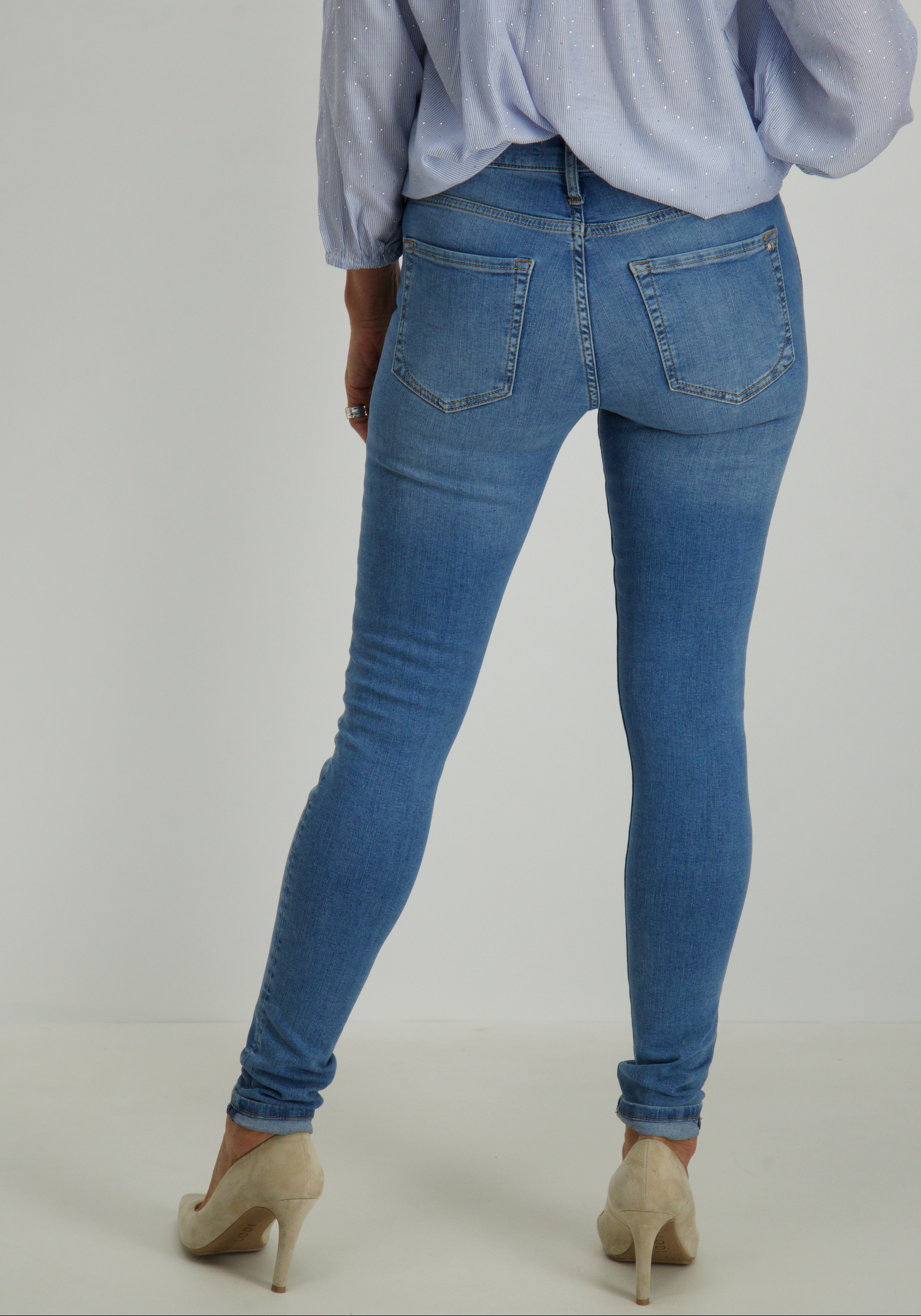 Cup of Joe Skinny jeans Sophia Blauw