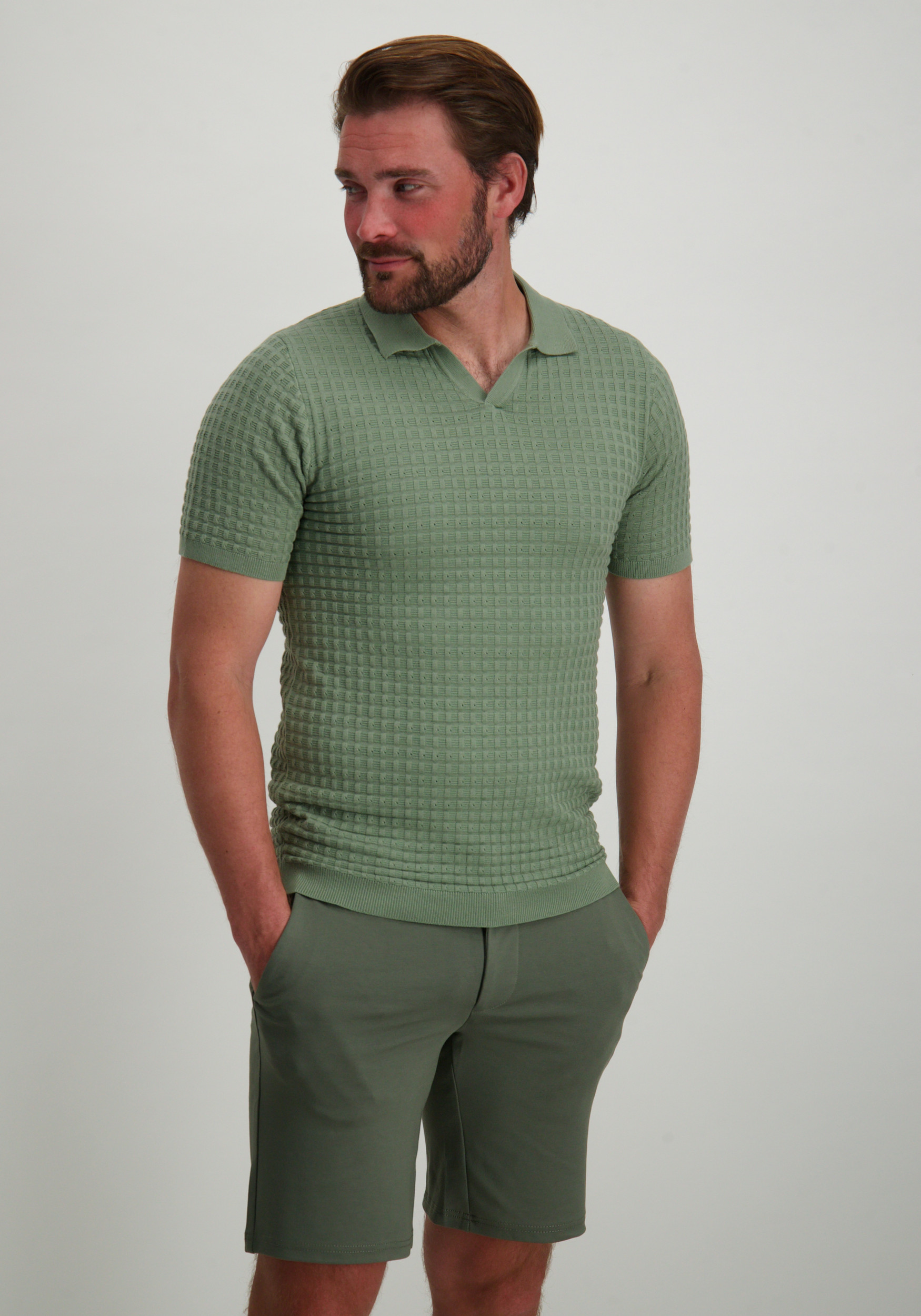 No Excess Polo 27230363 Midden groen