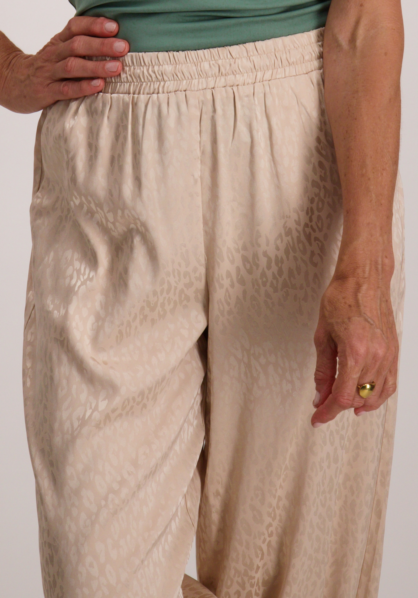 Vero moda Broek Malida 10336303 Beige