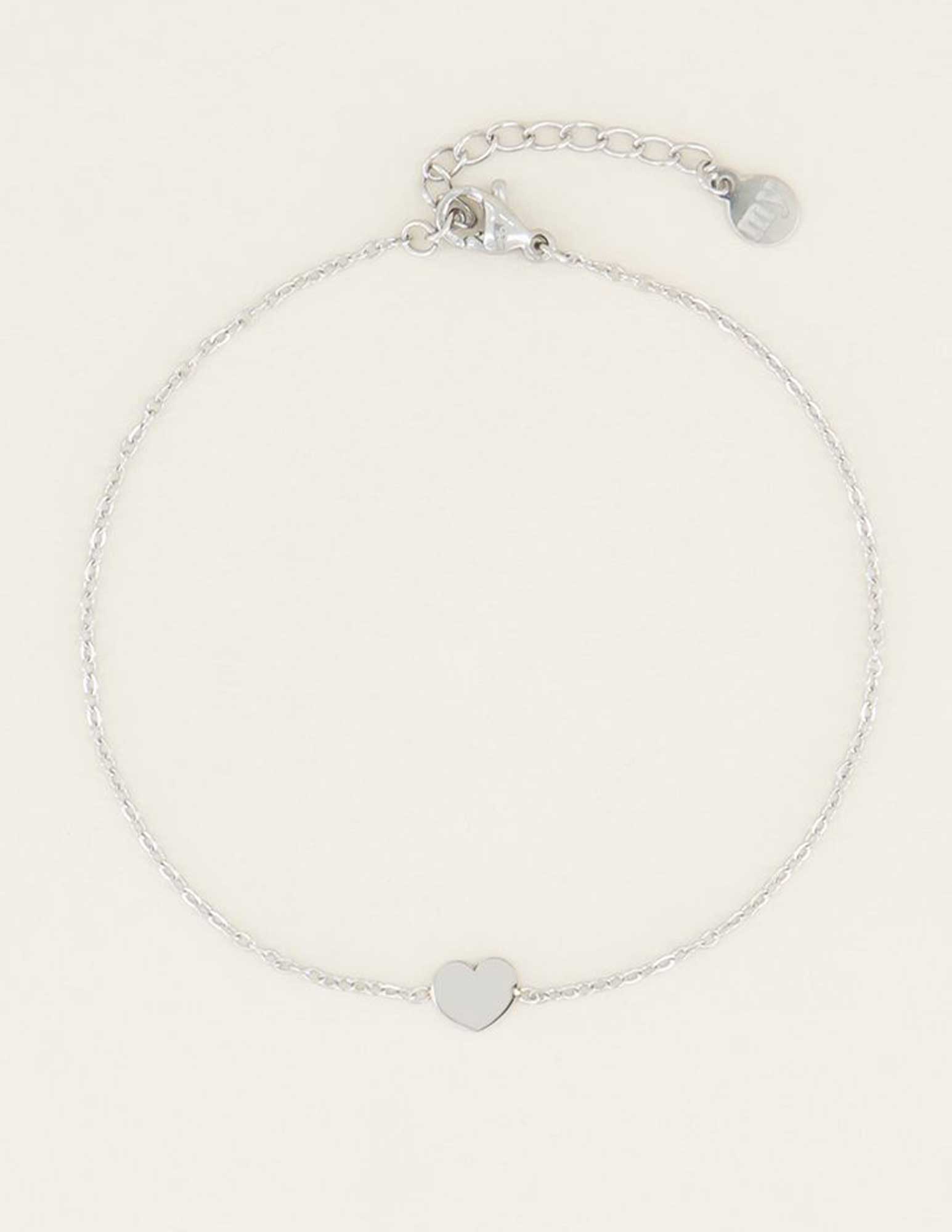 My Jewellery Armband klein hartje MJ03140 Zilver