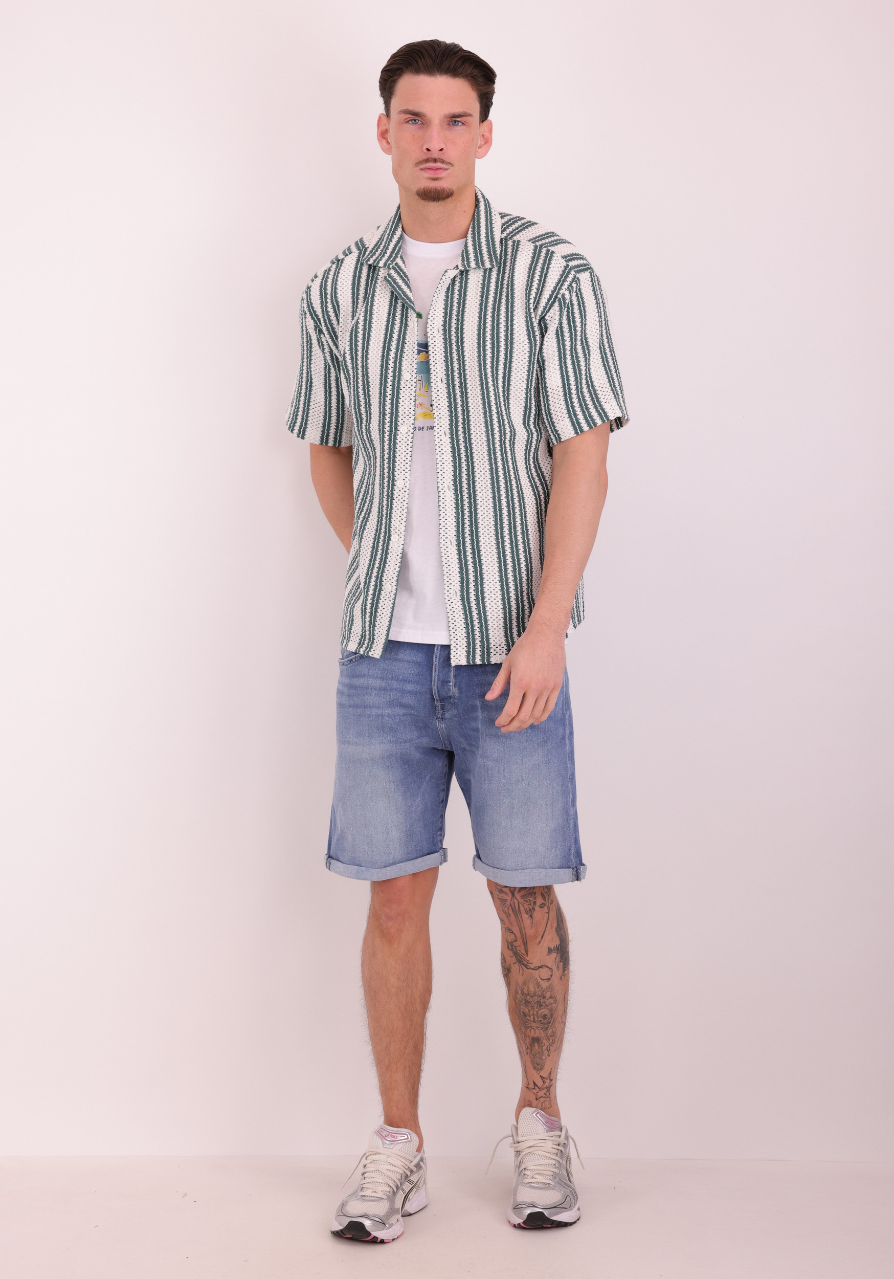 JACK & JONES Short Rick 12269608 Donker blauw