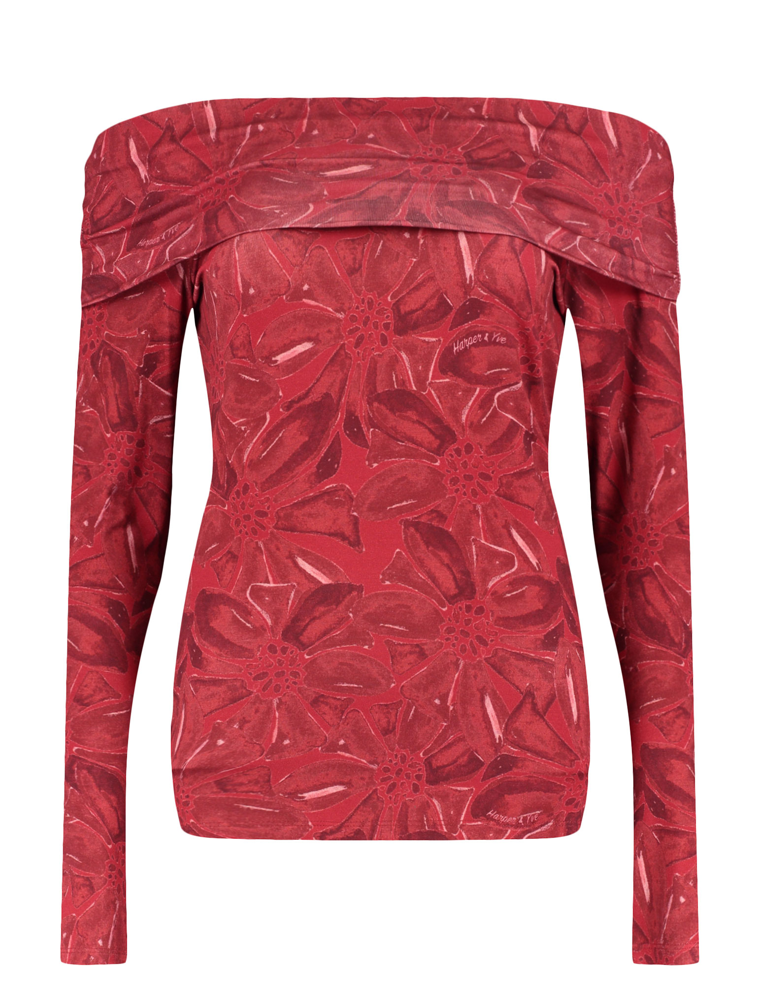 Harper & Yve Top Jenny AW25T501 Rood