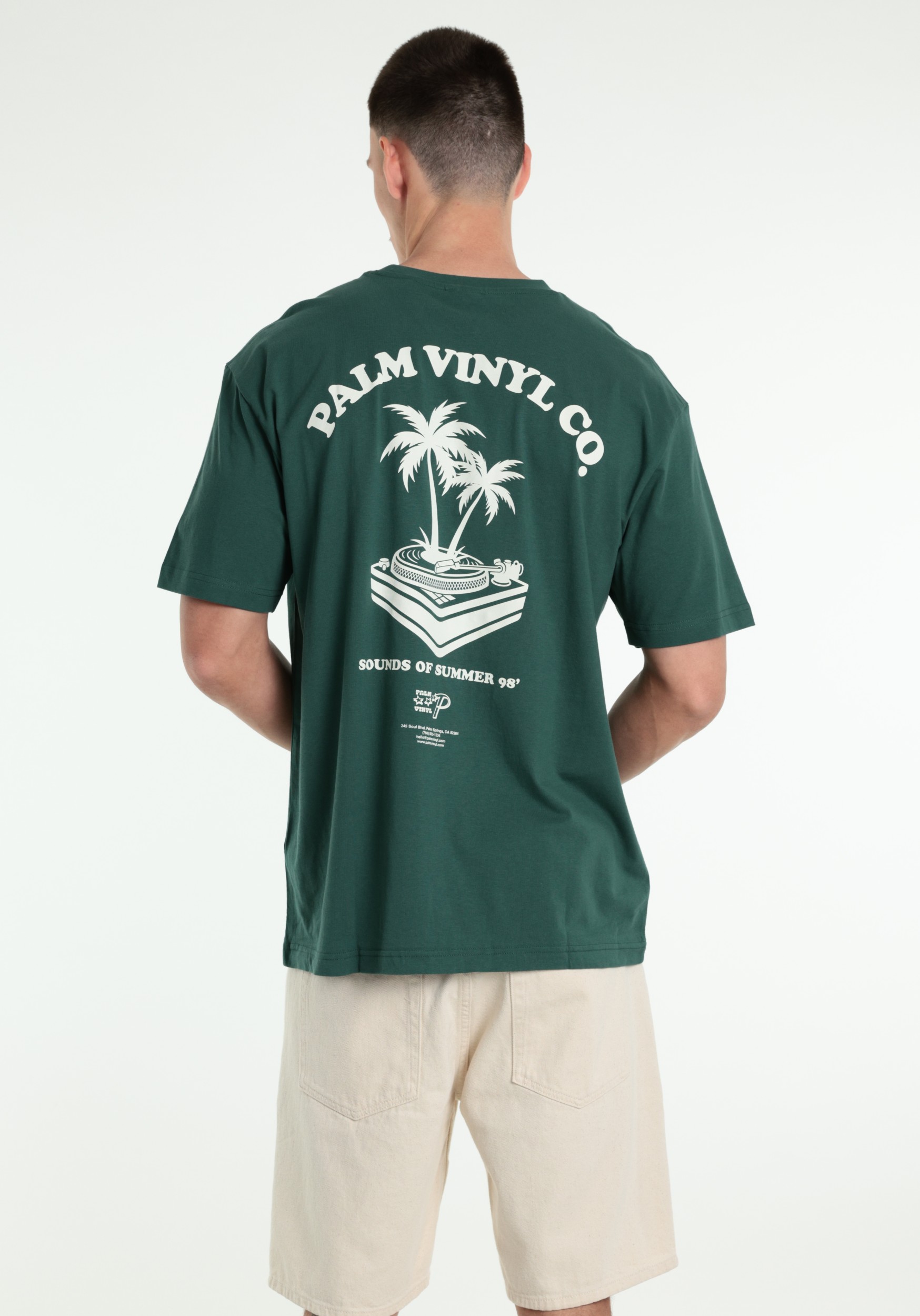ONLY & SONS T-shirt Vibes 22039617 Donker groen
