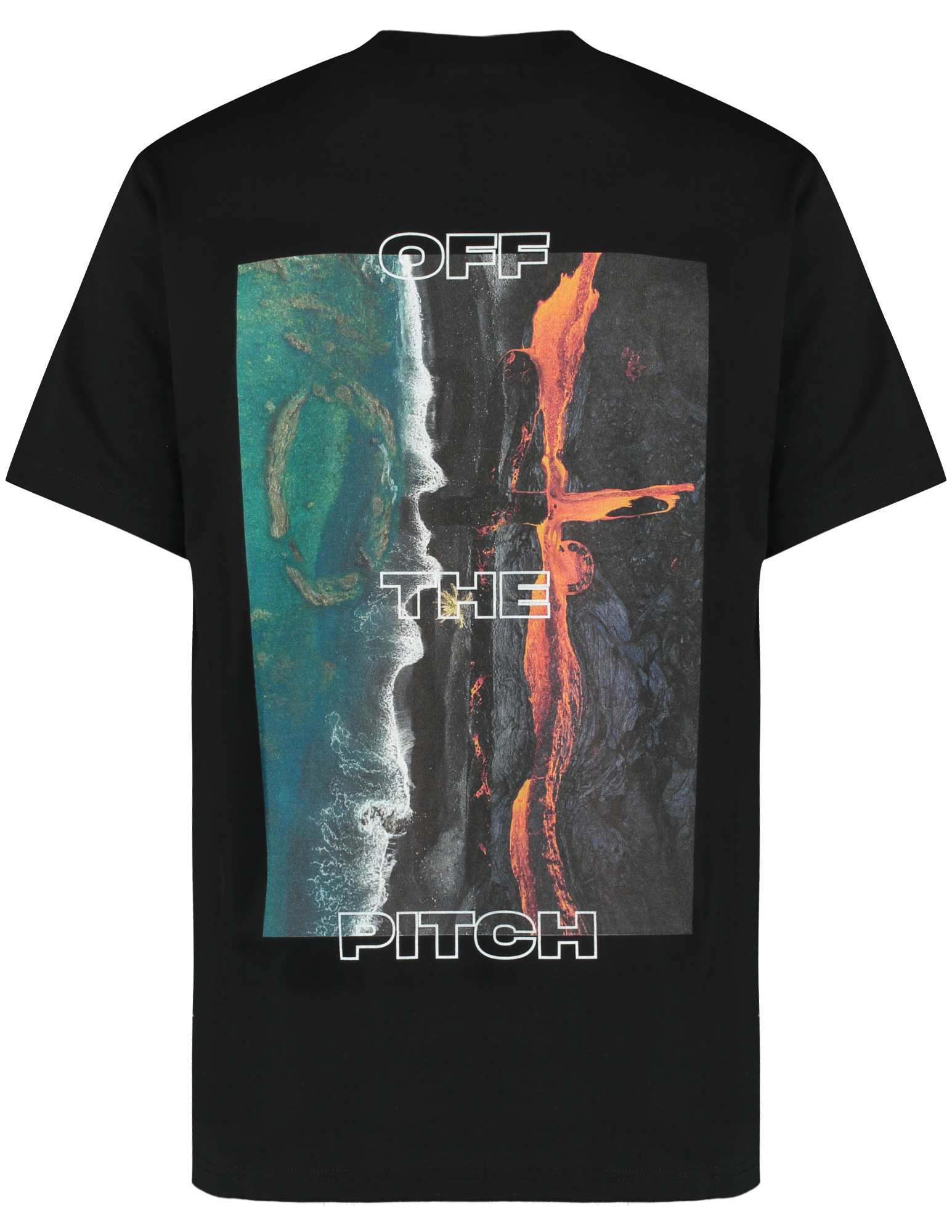 Off The Pitch T-shirt Lava OTP253008 Zwart