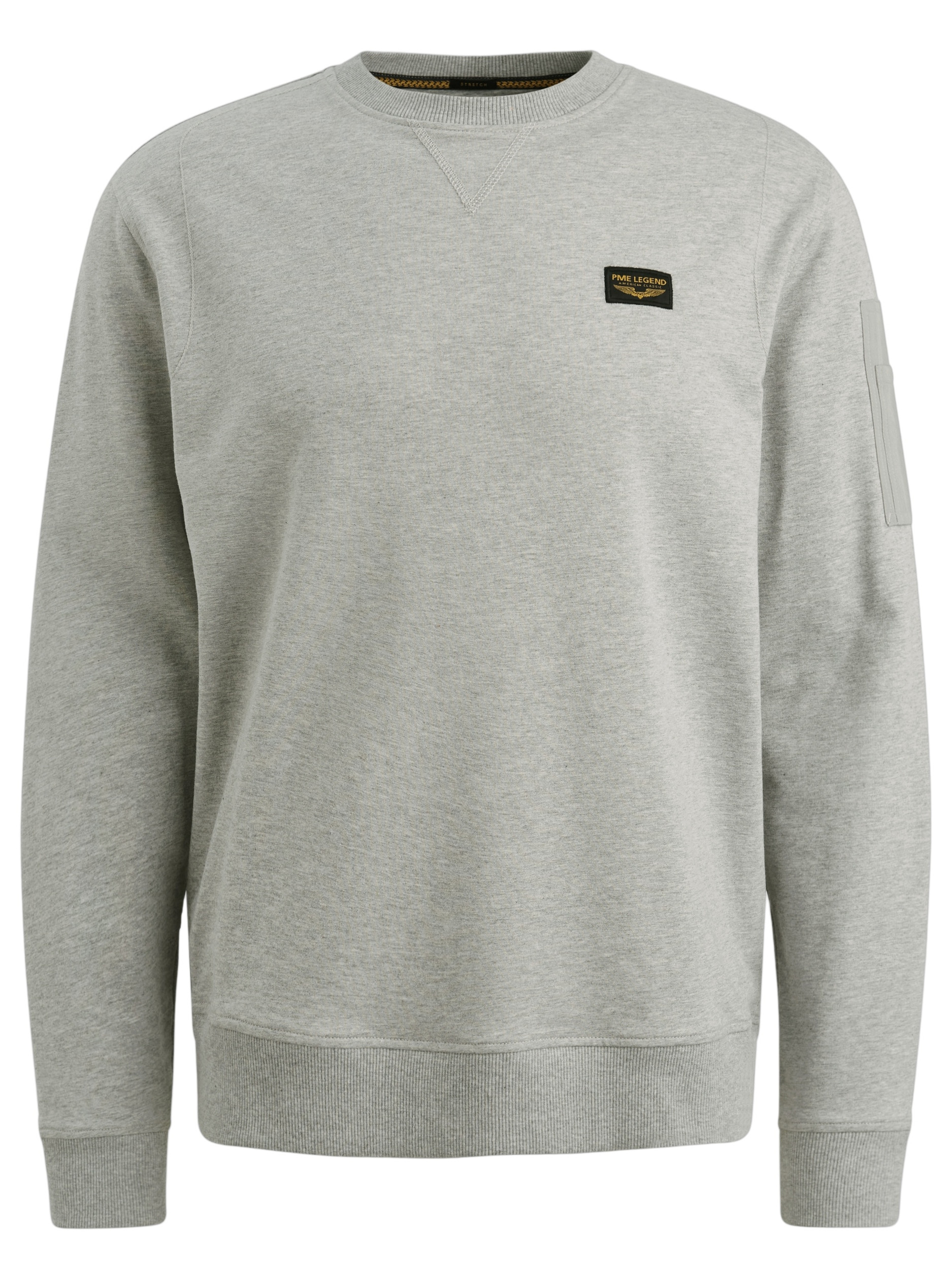 PME Legend Sweater American classic PLS2511499 Licht grijs