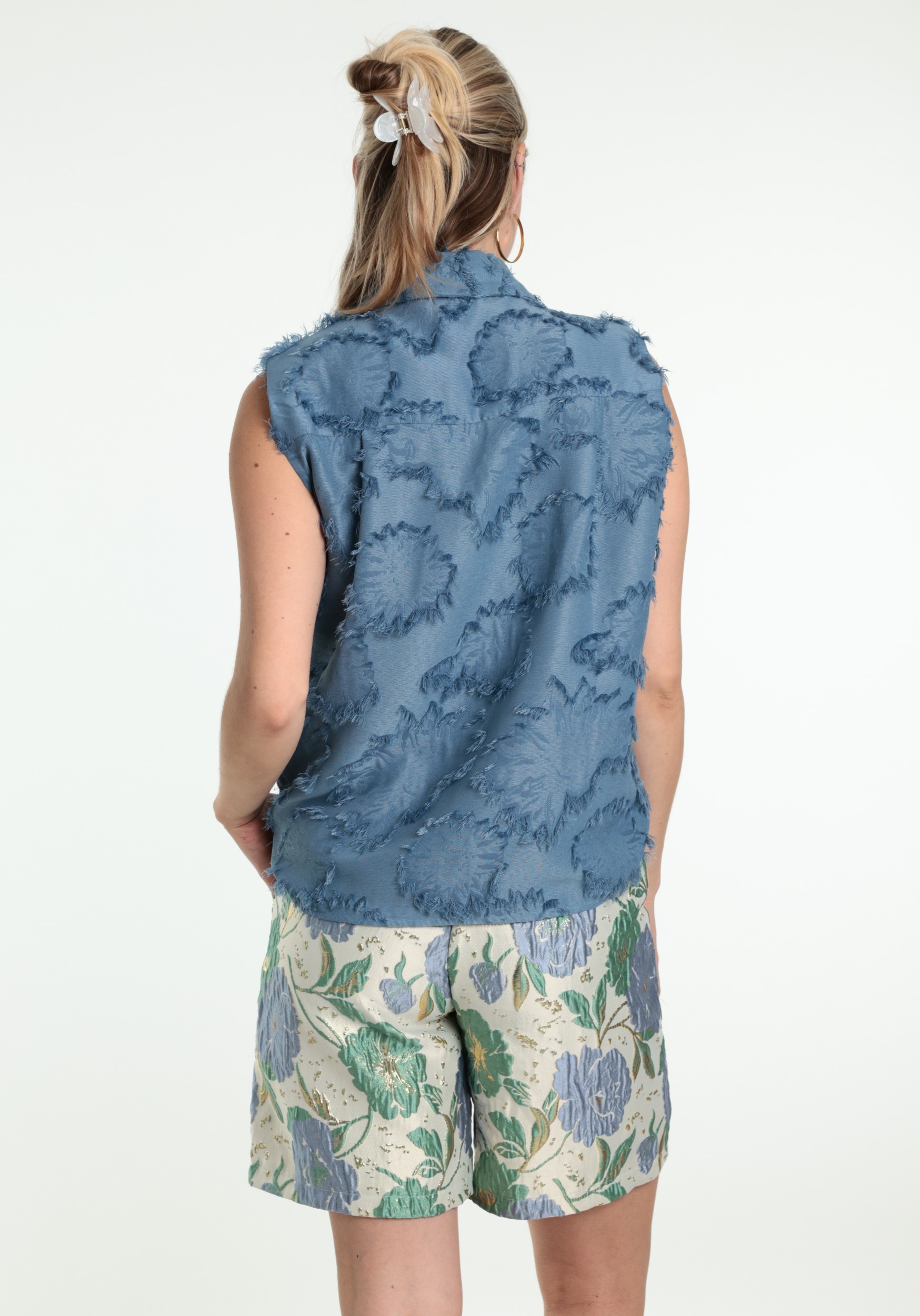 Studio Amaya Top Storm Blauw
