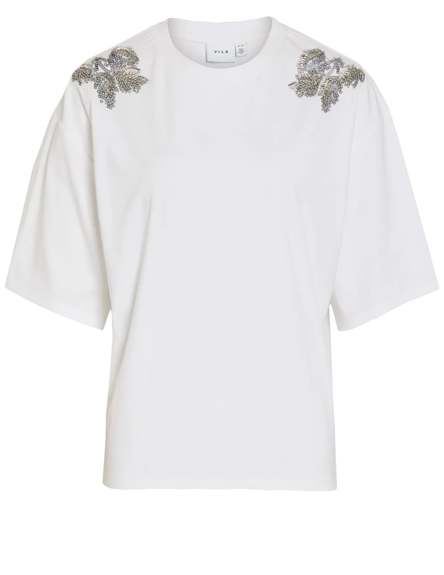 Vila T-shirt Selsa 14113127 Wit