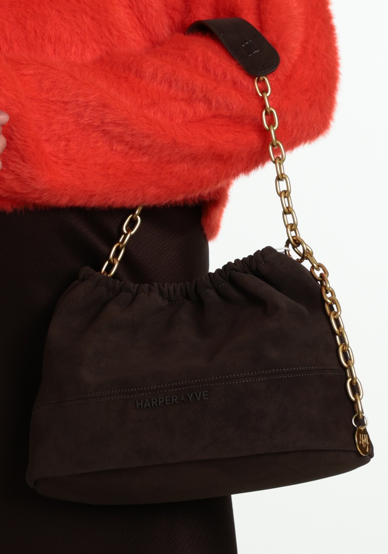 Harper & Yve Tas Otis AW6PXACC06 Donker bruin