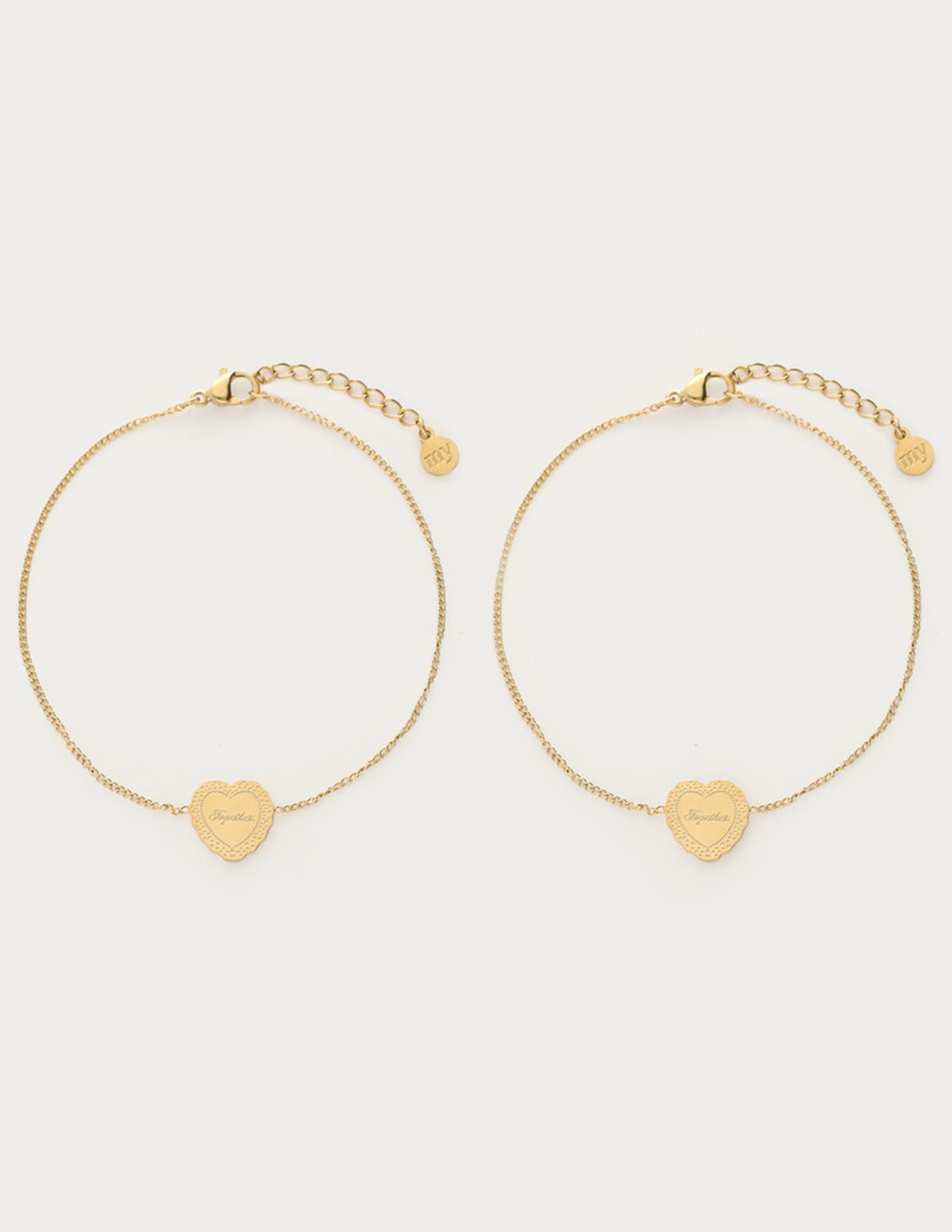 My Jewellery Love armbanden set Forever Together MJ15347 Goud
