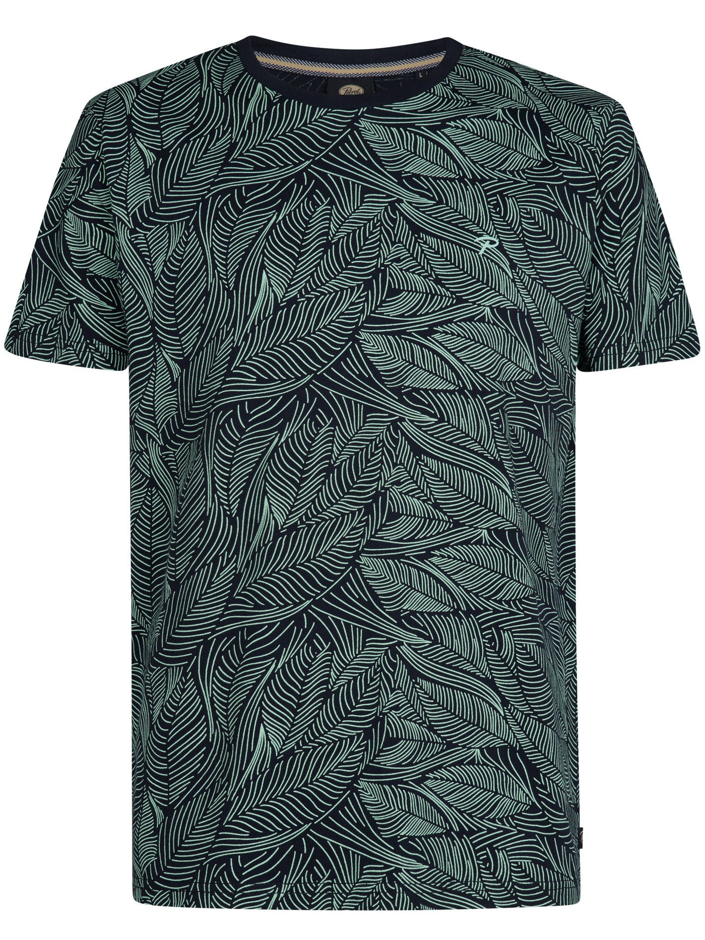 Petrol T-shirt M-1050-TSR116 Donker groen