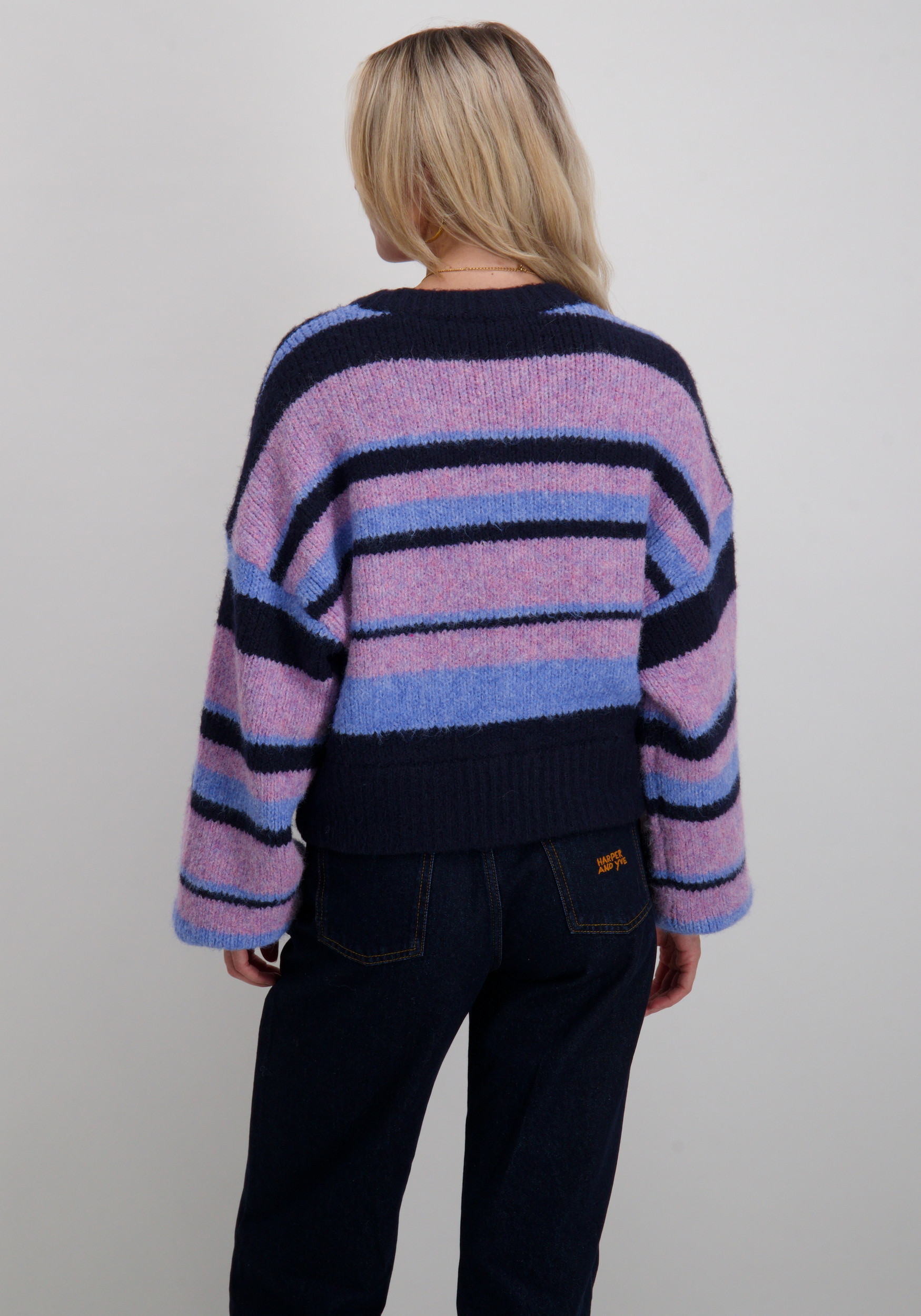 Harper & Yve Vest Noor DW25W811 Blauw