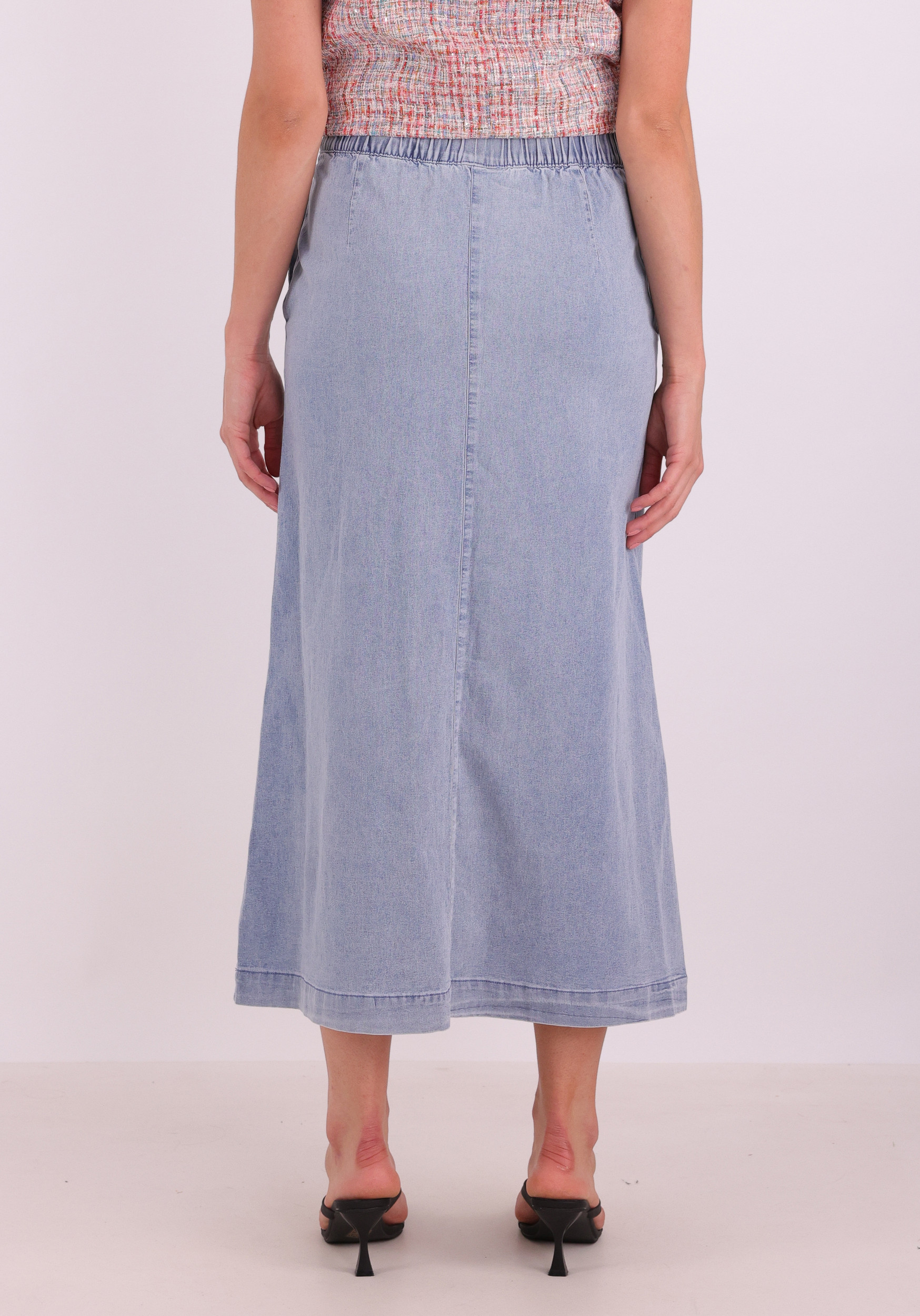 Tramontana Maxi rok Denim C15-20-201 Licht blauw