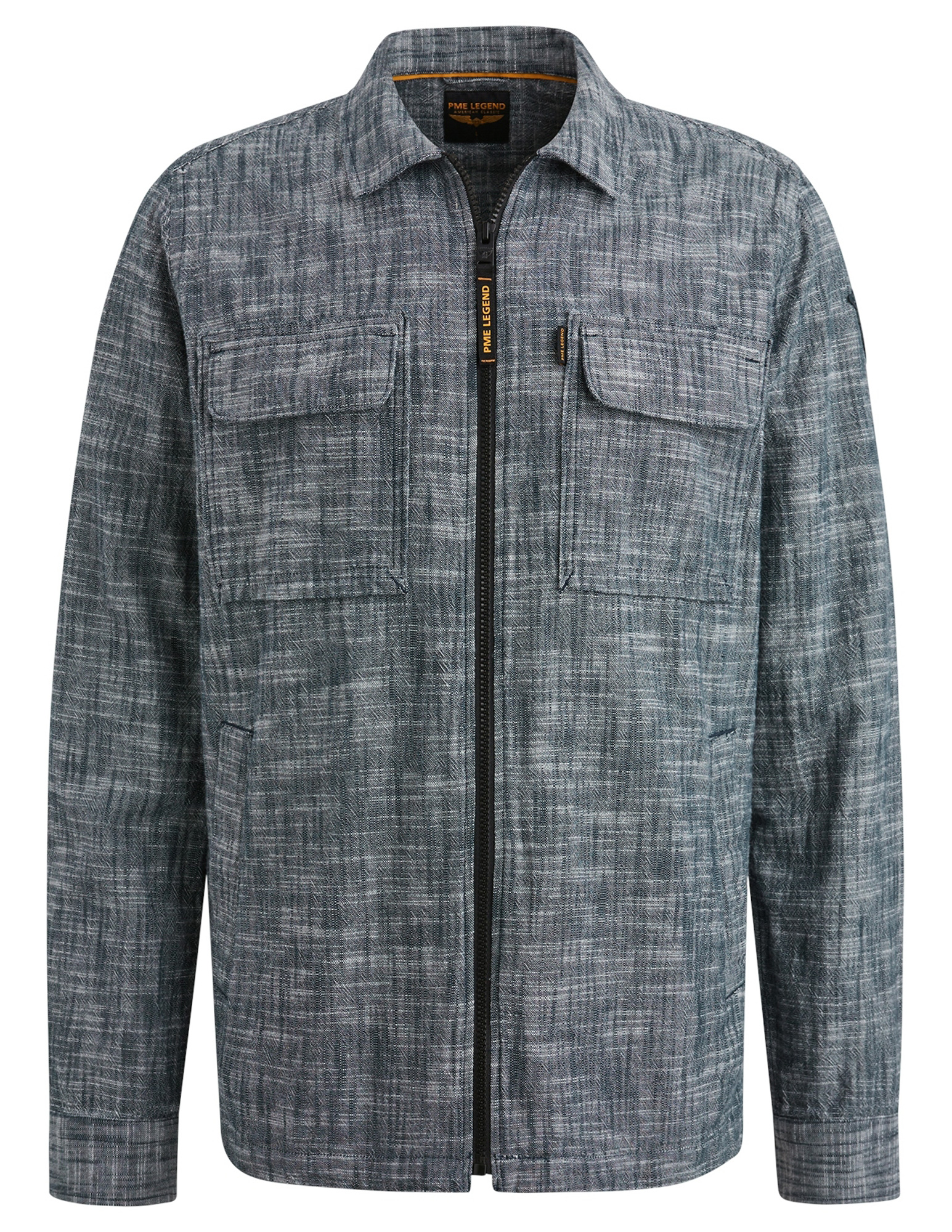 PME Legend Overshirt PSI2502228 Donker blauw