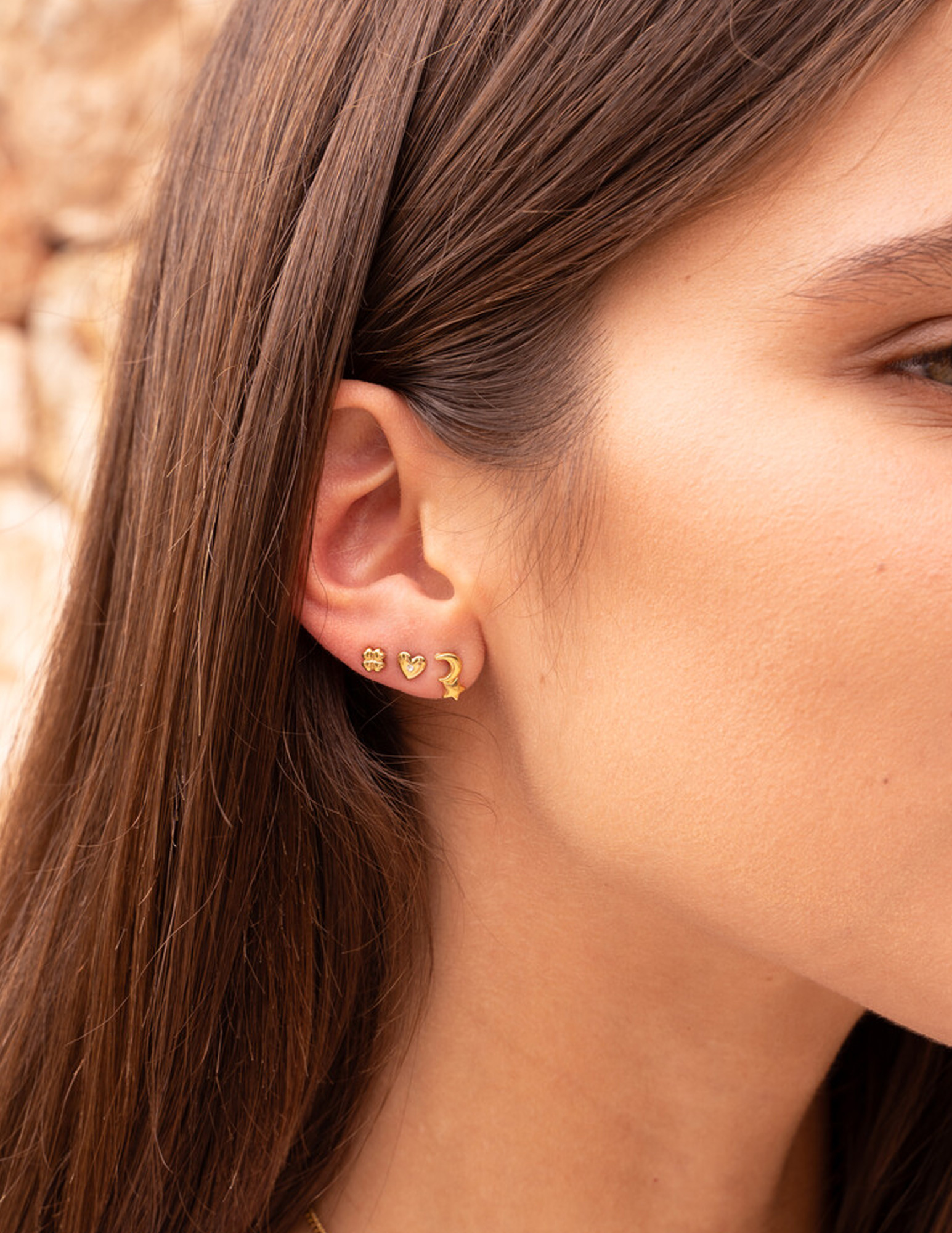 My Jewellery Studs met mini klaver MJ12097 Zilver