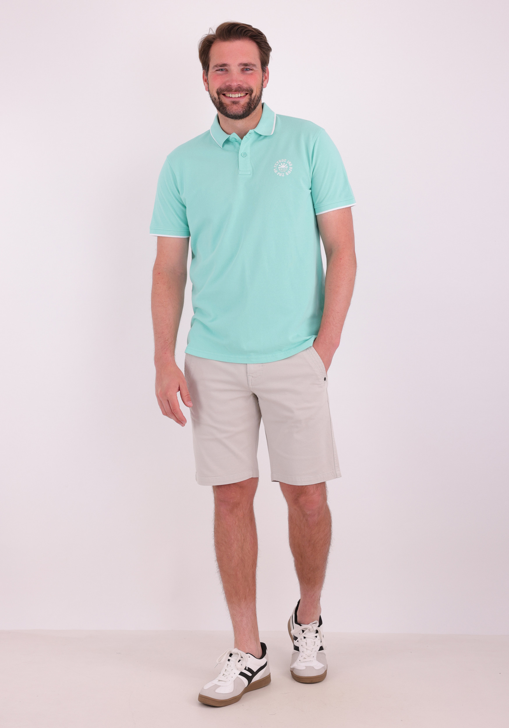 Petrol Polo M-1060-POL137 Turquoise