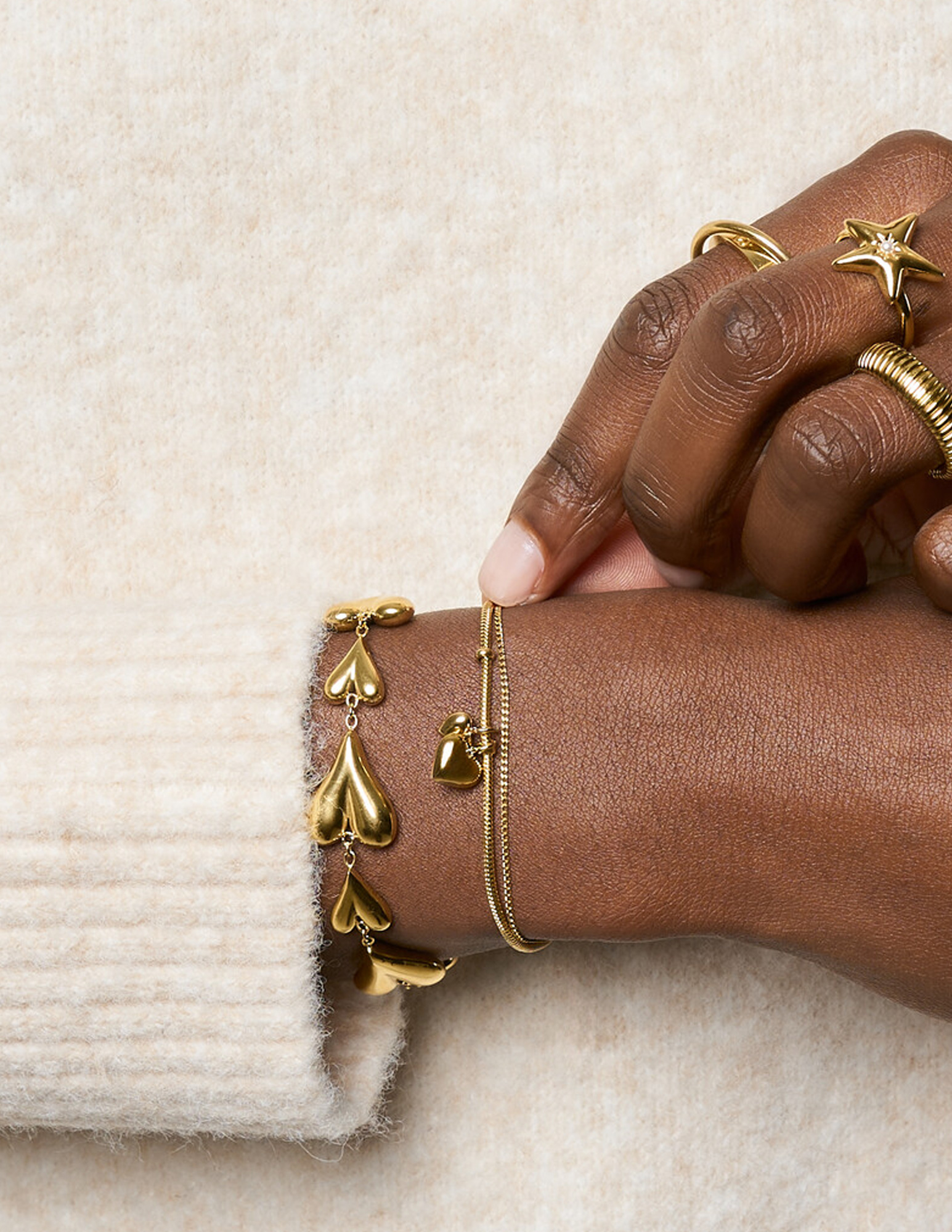 My Jewellery Dubbele armband mommy to be MJ14713 Goud