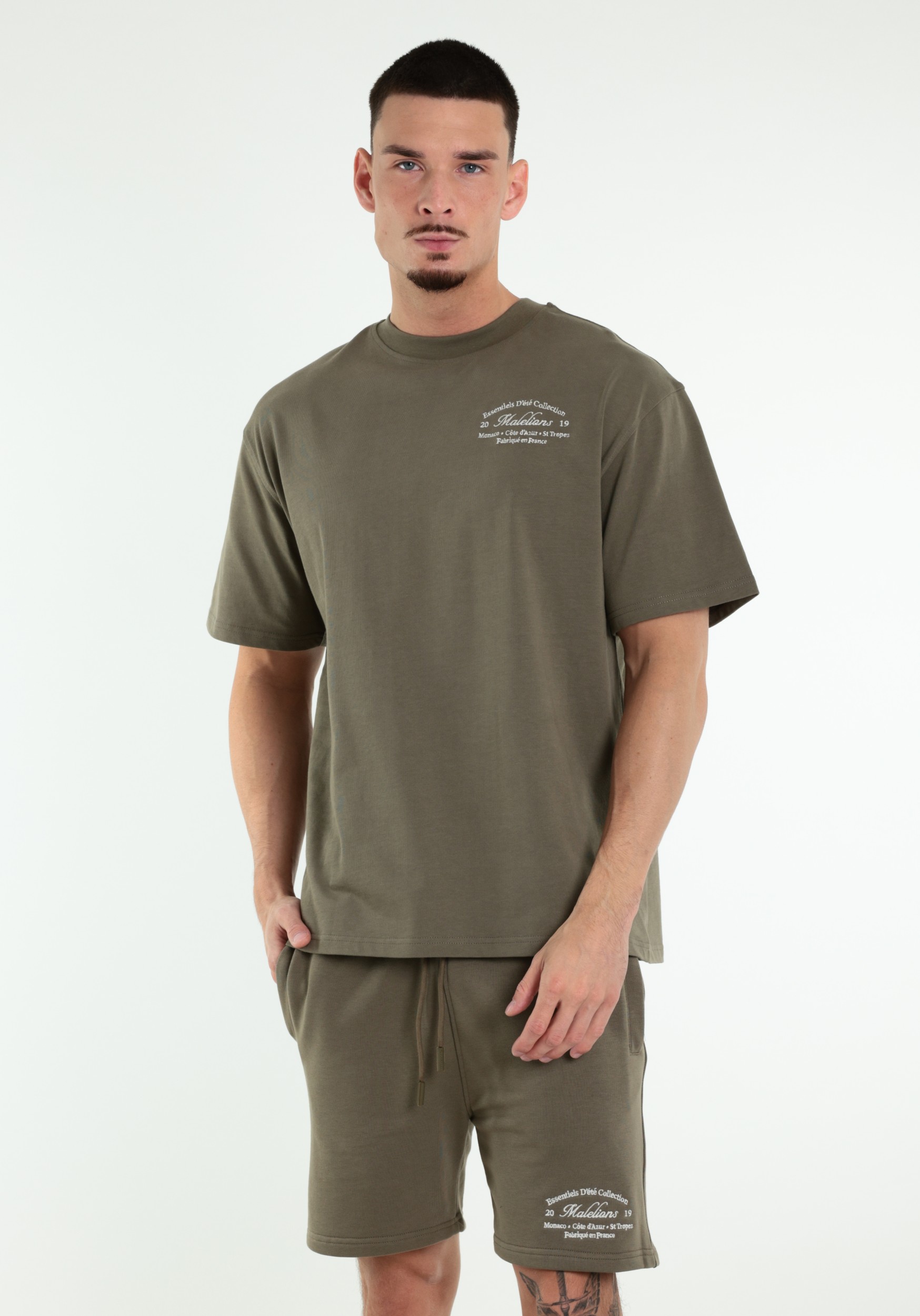 Malelions T-shirt Marina MMA40026075 Donker groen