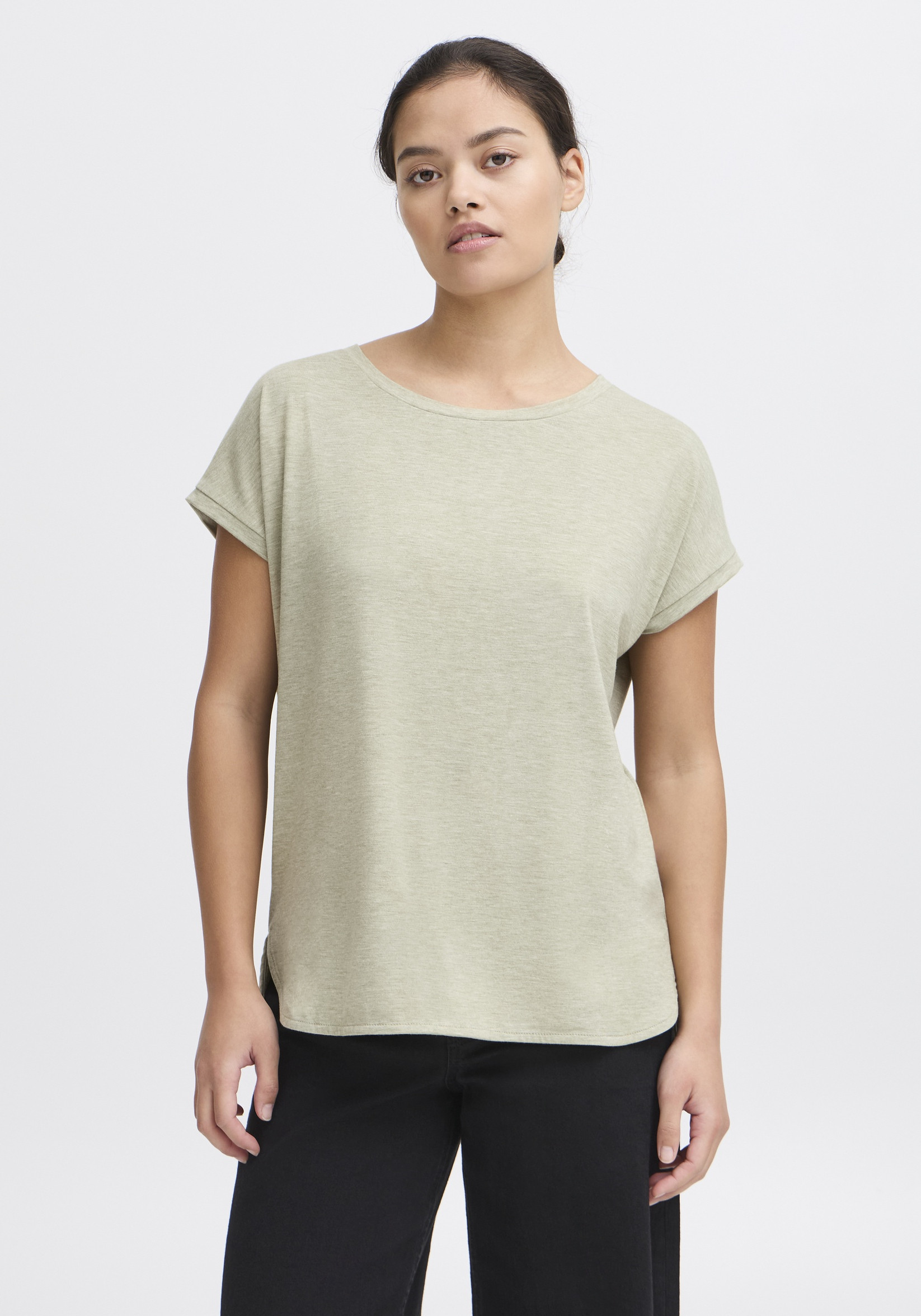 Ichi T-shirt Rebel  20109945 Groen