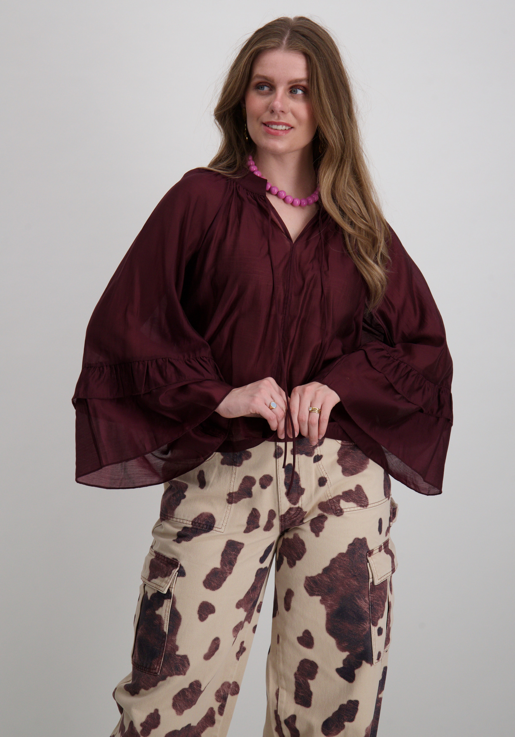 Vero moda Blouse Jenna 10334441 Bordeaux