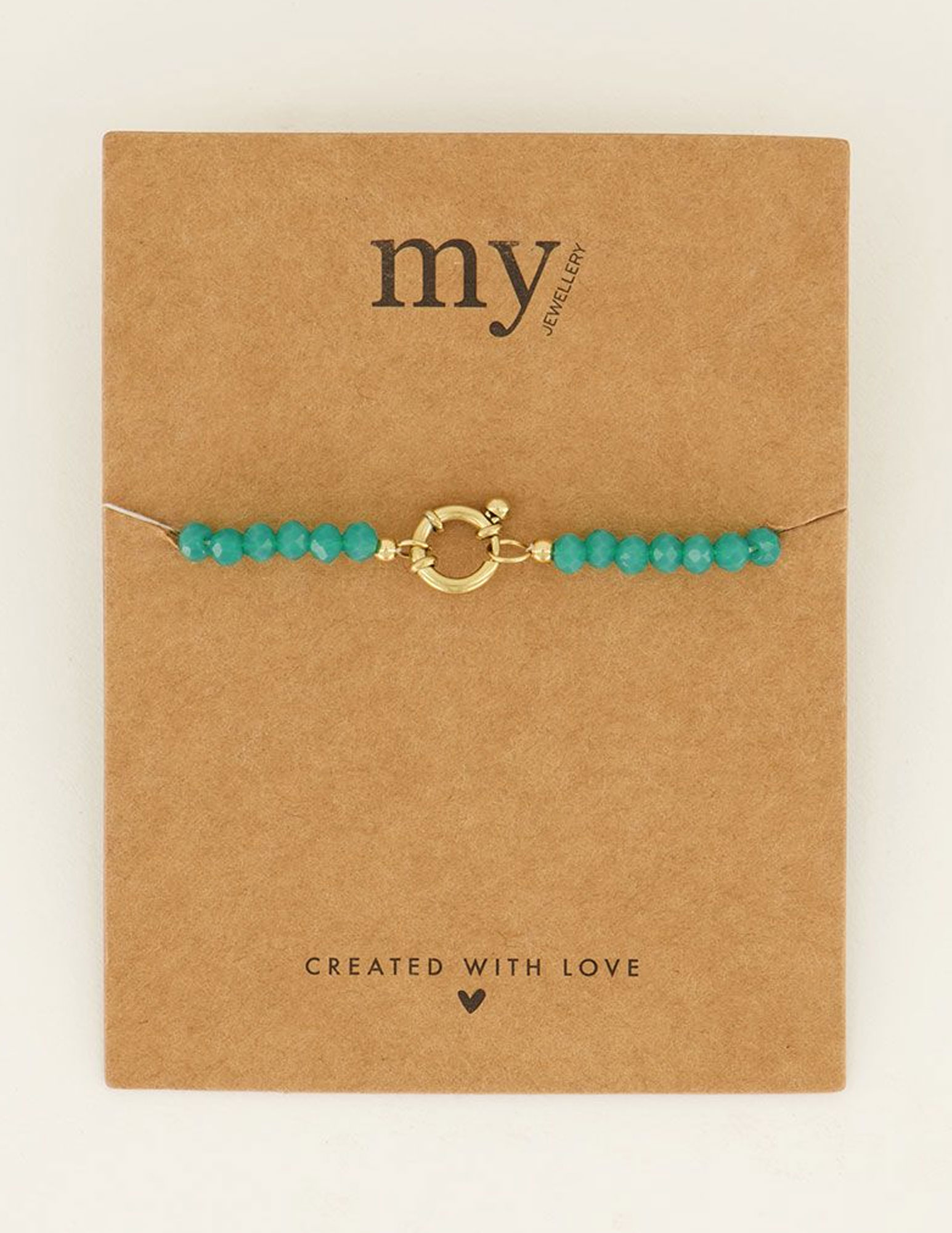 My Jewellery Armband met kralen MJ07804 Blauw