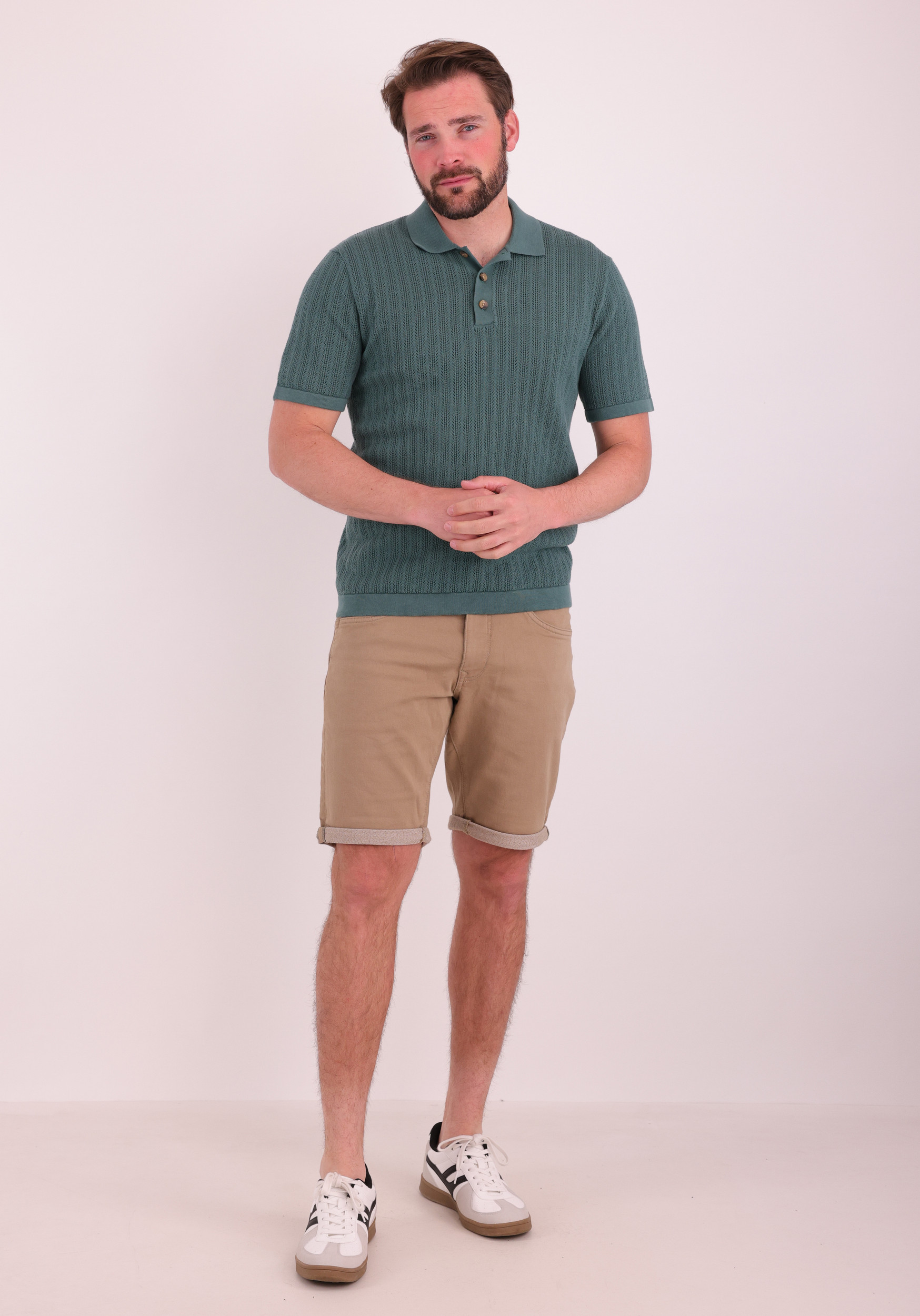 ONLY & SONS Polo Moon 22032760 Donker groen