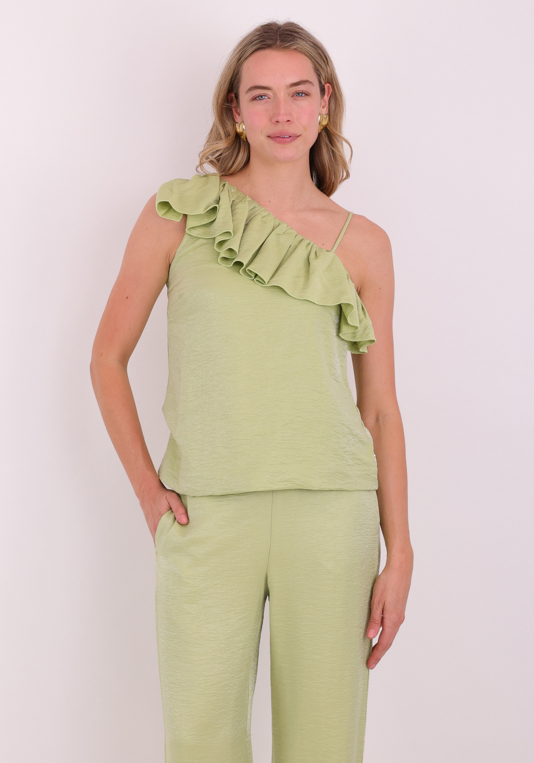 Jansen Amsterdam Top VIE SS26.4 Groen