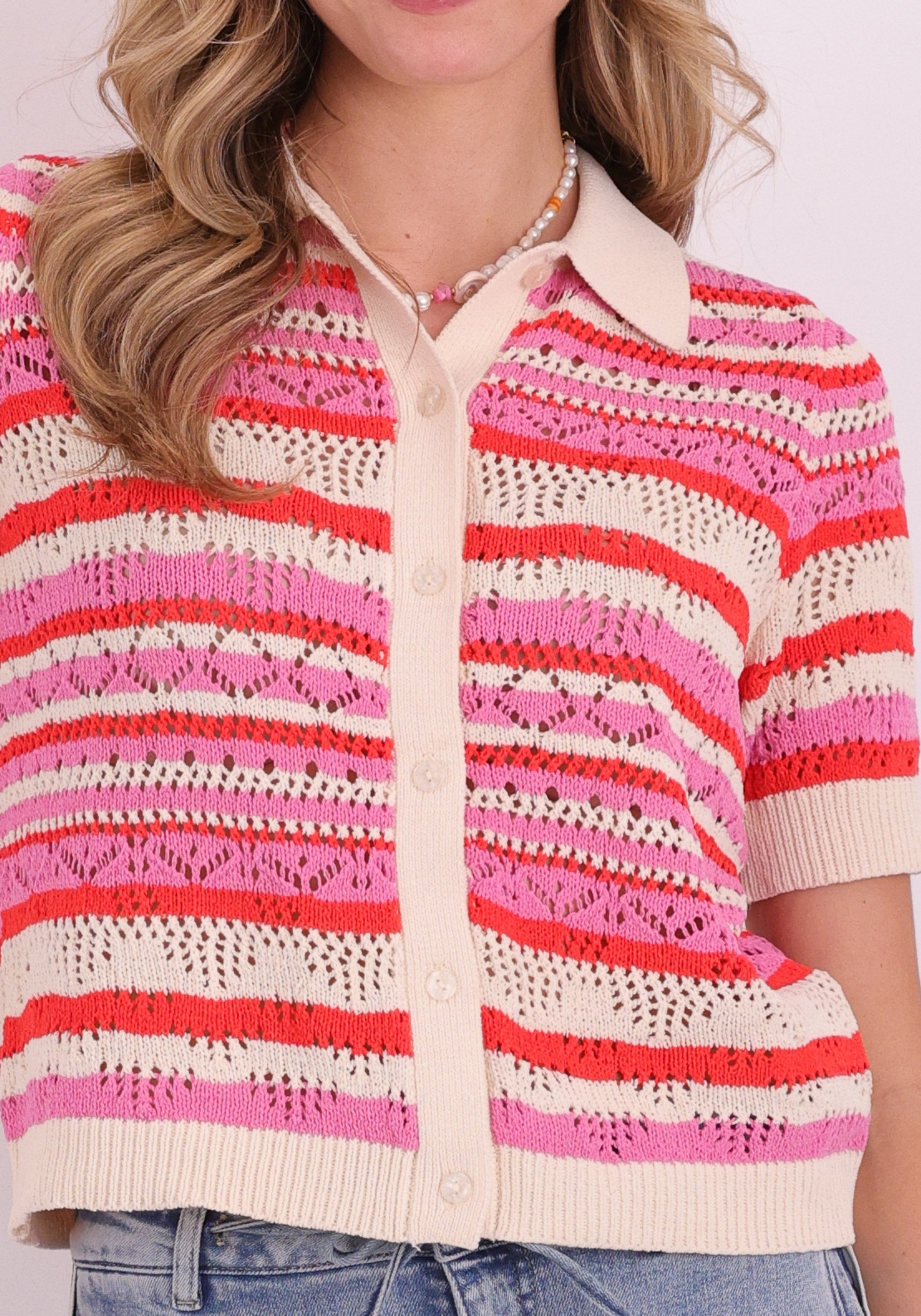 ONLY Vest Lula 15355455 Rood