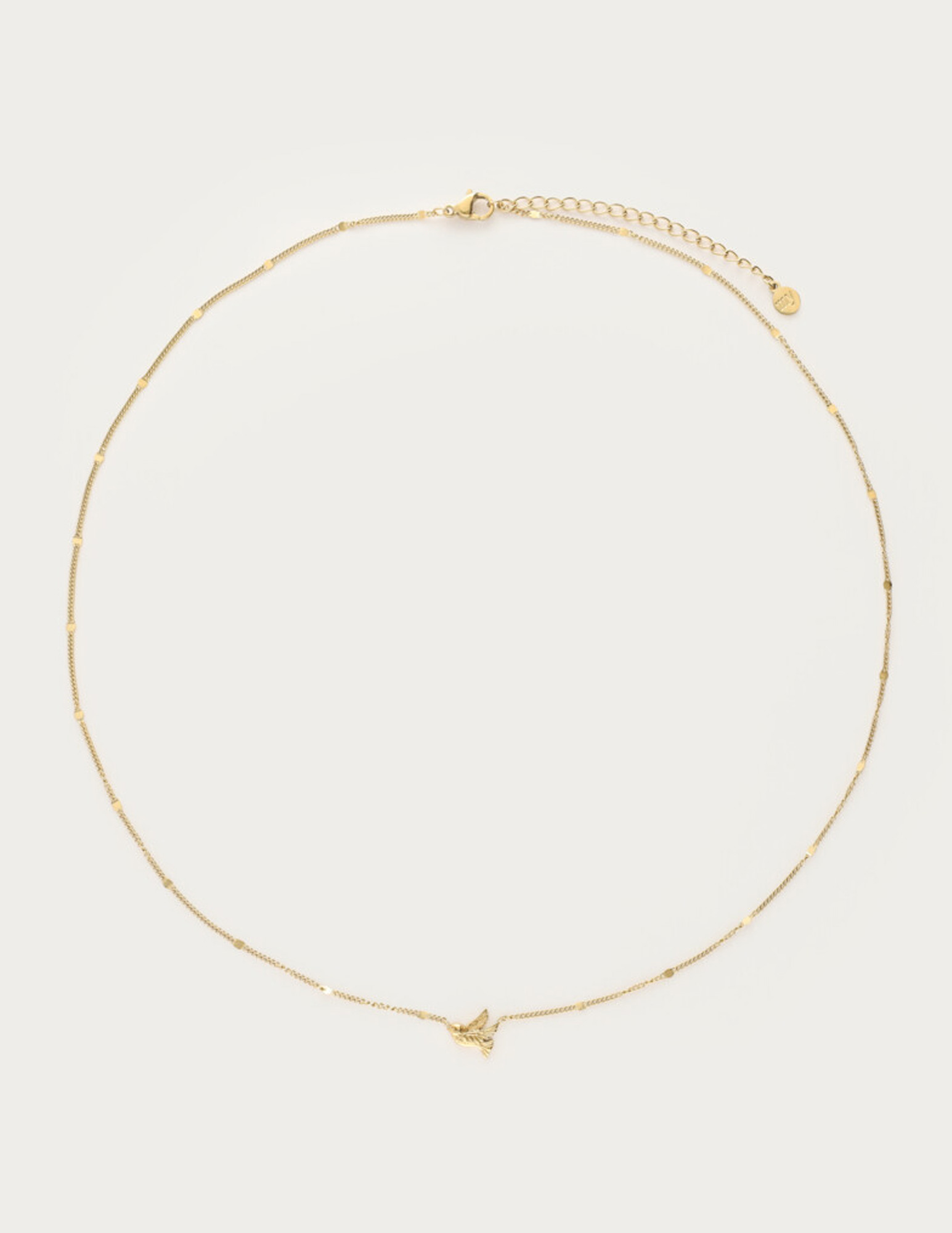 My Jewellery Botanical minimalistische ketting met vogel MJ15395 Goud