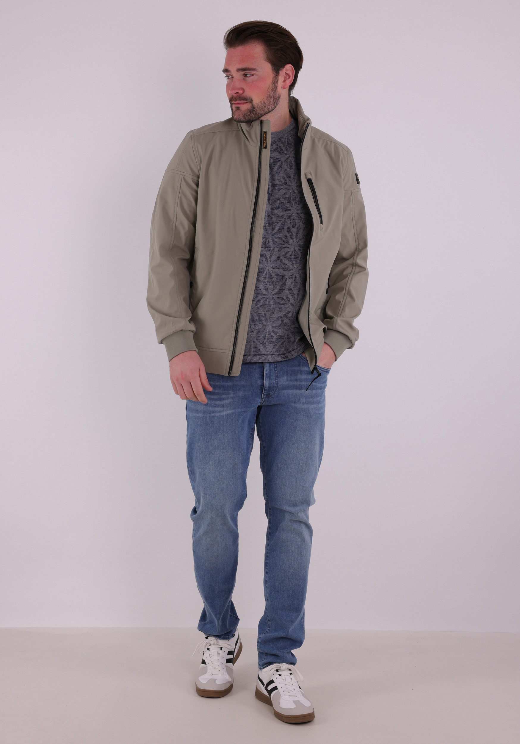 PME Legend Jas Flight jacket PJA2602108 Beige