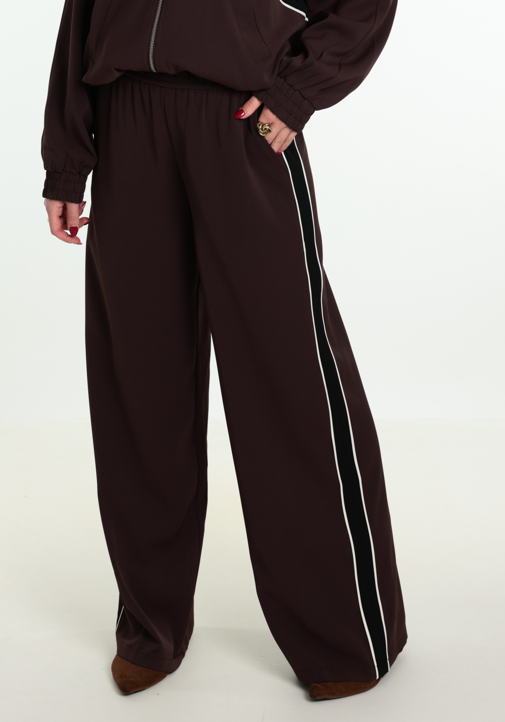 Kaffe Clothing Broek Gail 10511855 Donker Paars