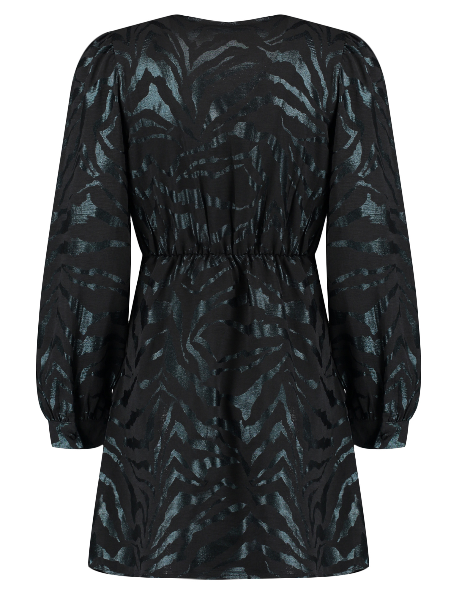 Vero moda Jurk Carla foil 10335942 Zwart