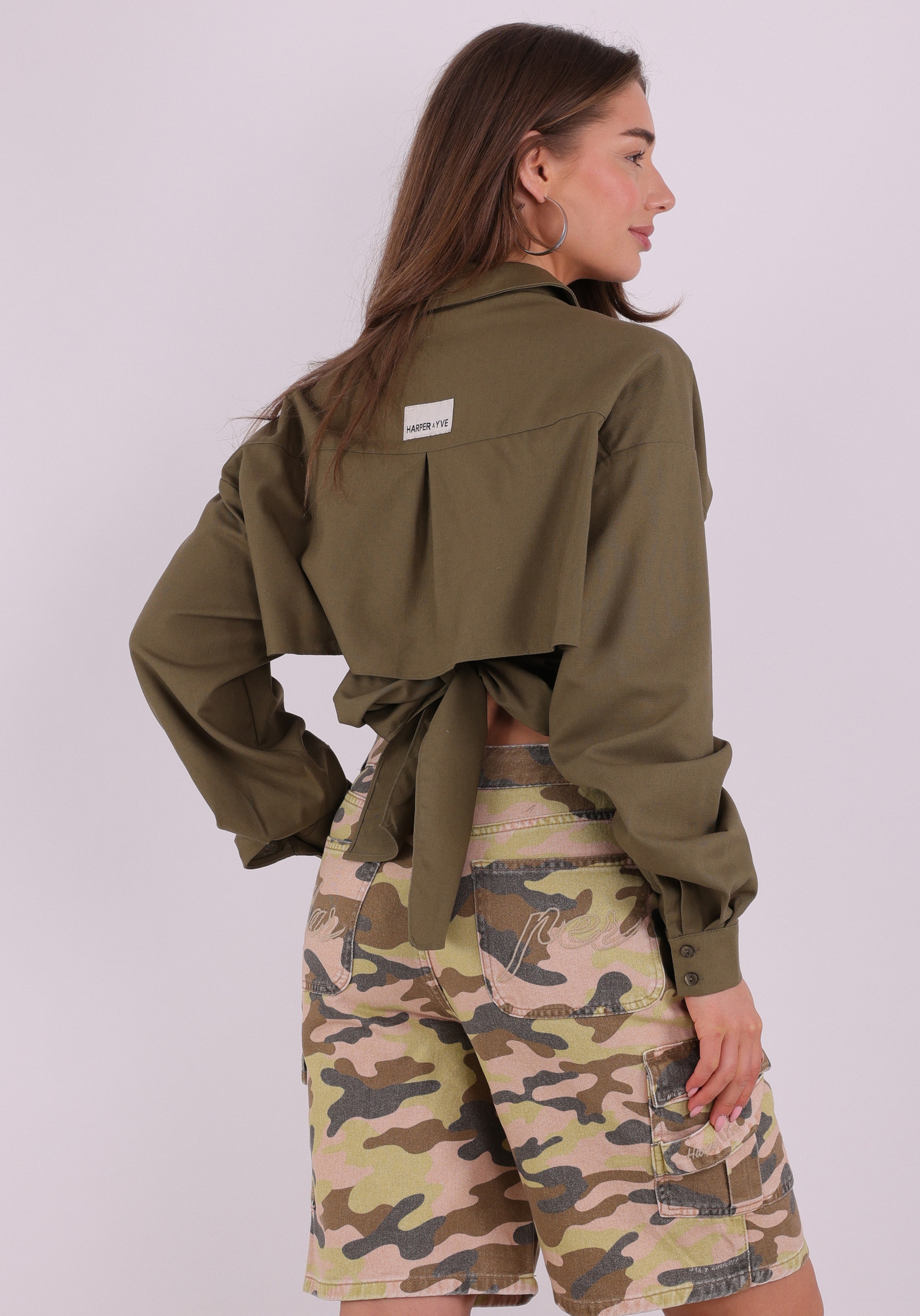 Harper & Yve Blouse Femke SS6P610 Midden groen